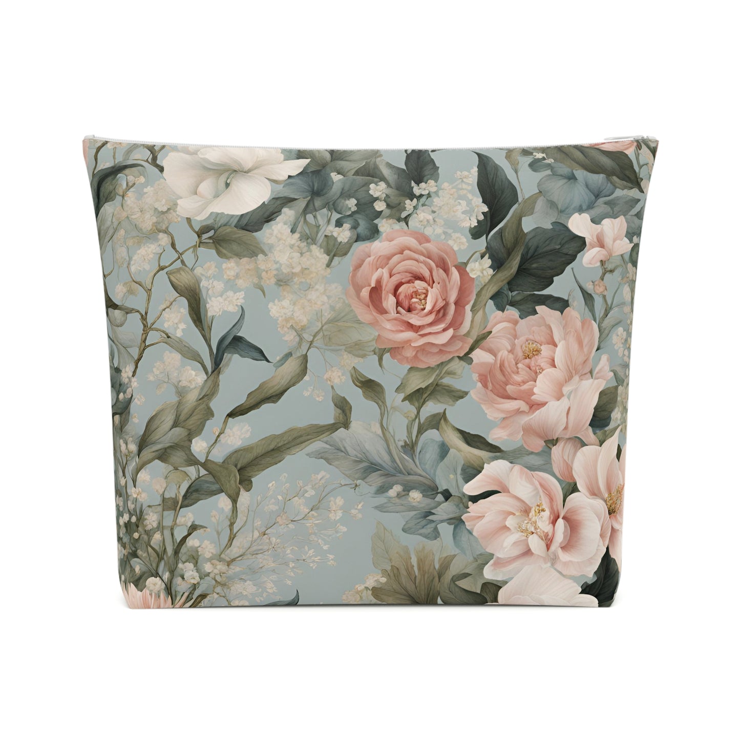 Floral Cotton Cosmetic Bag