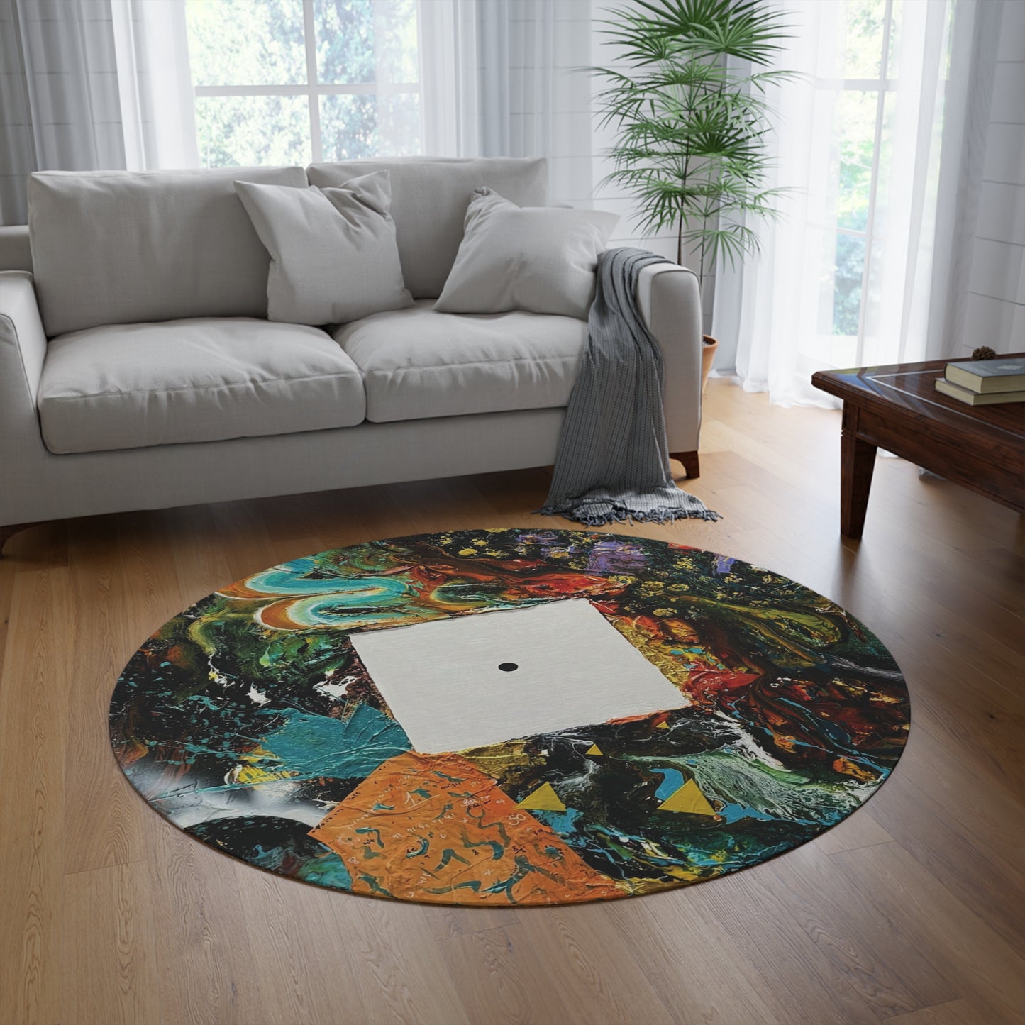 Headspace by James Sherwood Round Rug