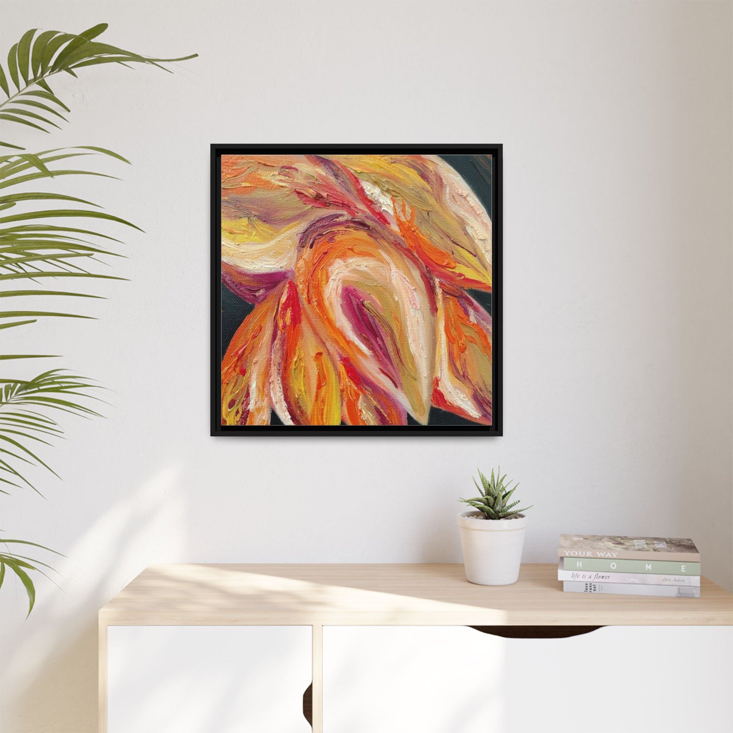 Dramatic Awakening Framed Canvas Art