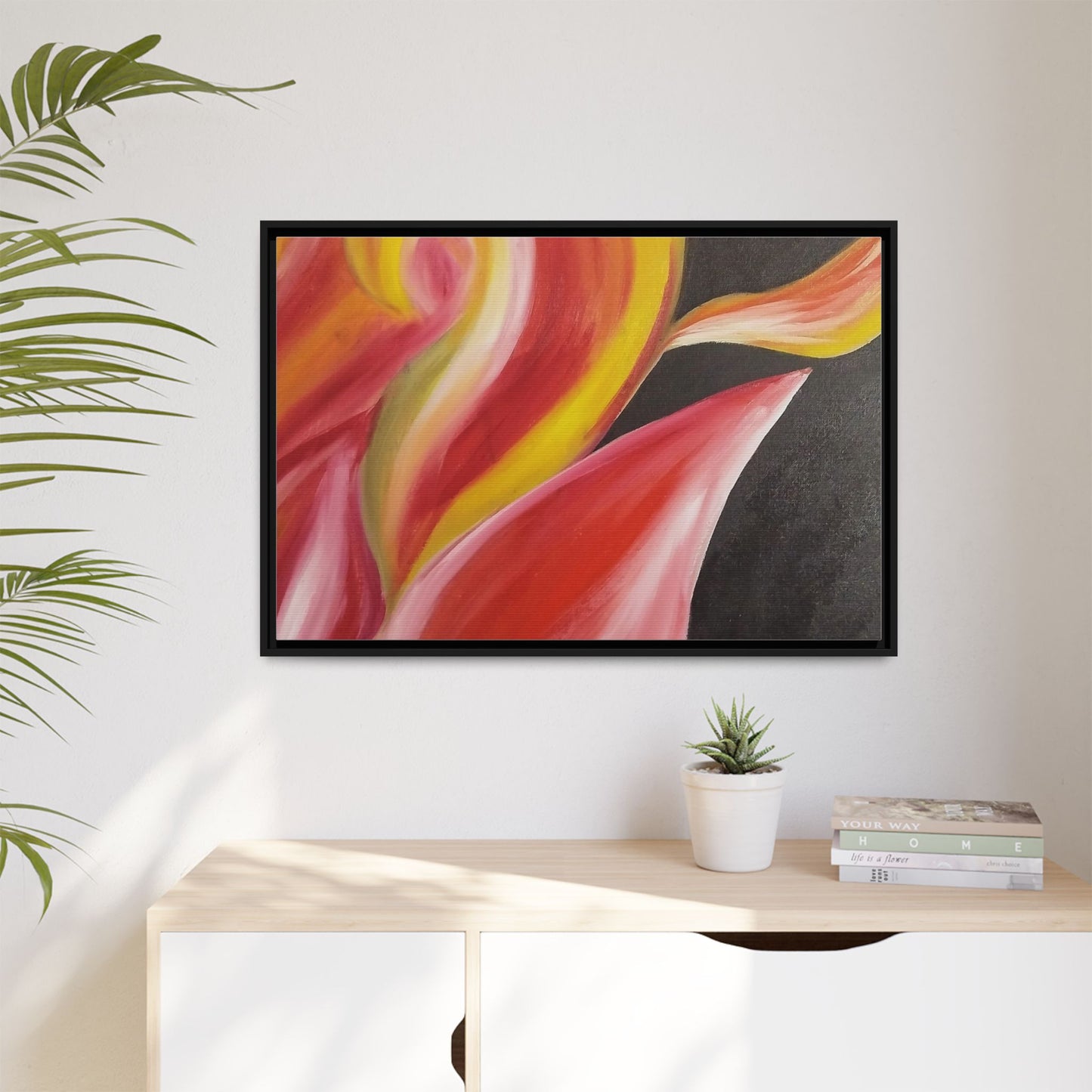 'A Autistic Phoenix' Framed Canvas Art