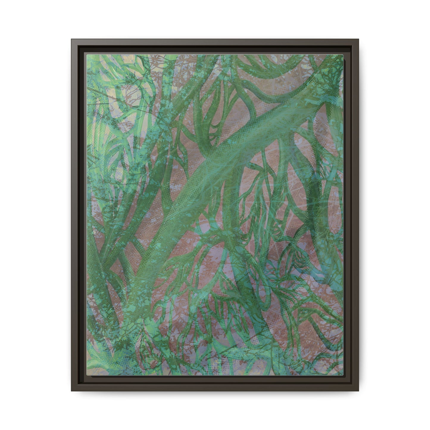 Inner Depths Framed Canvas Art