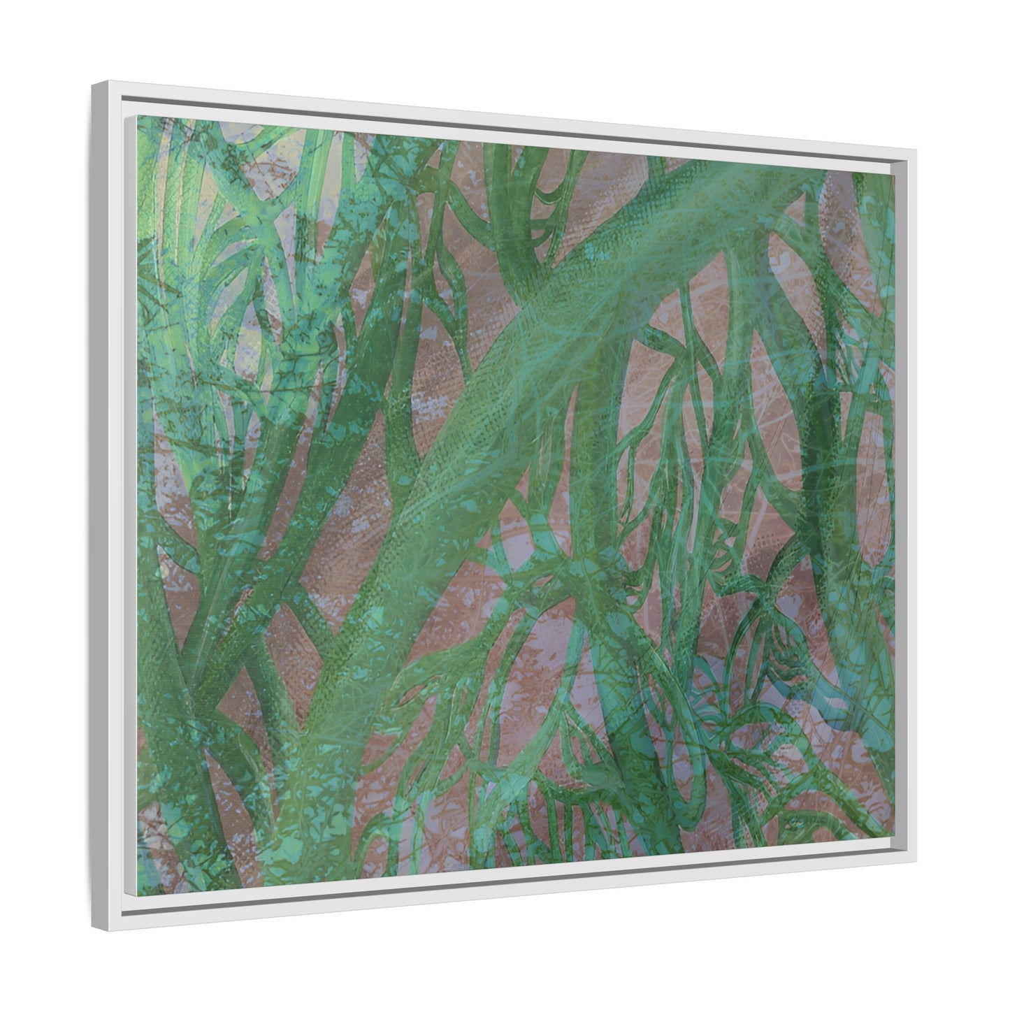 Inner Depths Framed Canvas Art