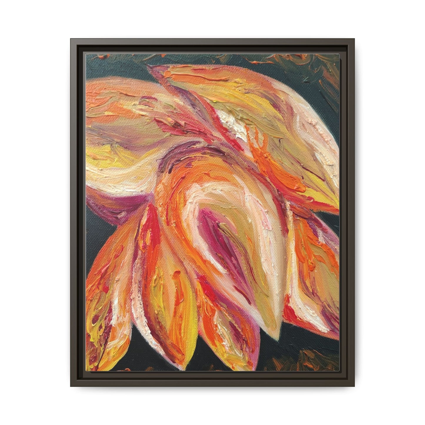 Dramatic Awakening Framed Canvas Art