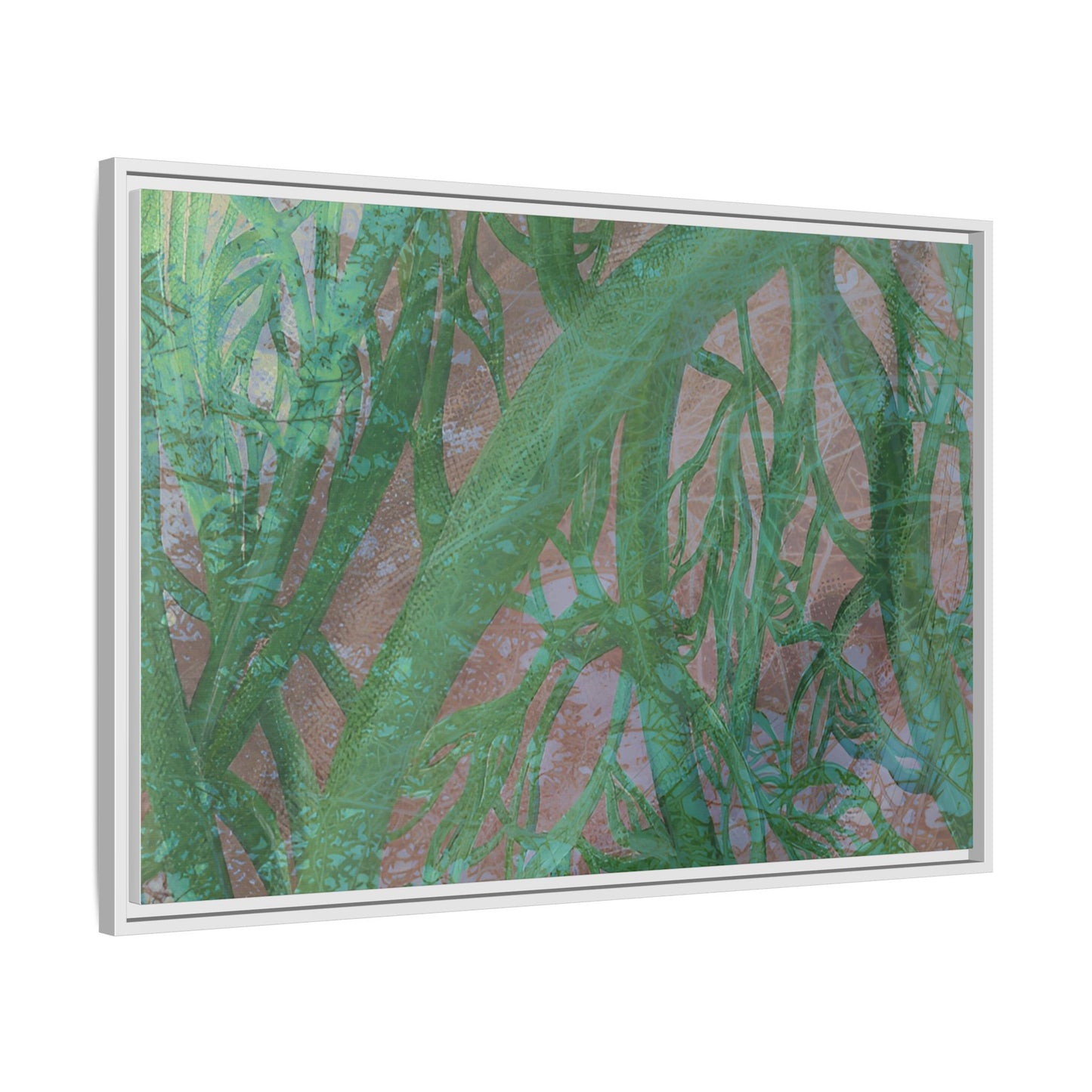Inner Depths Framed Canvas Art