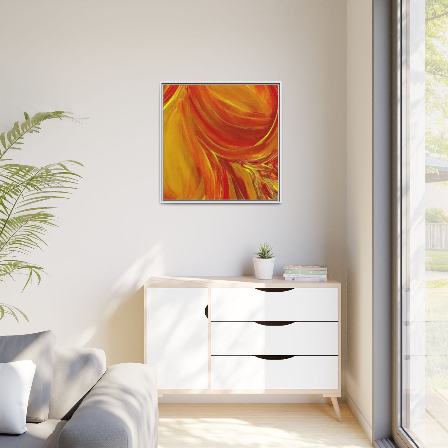 'Autumn' Framed Canvas Art