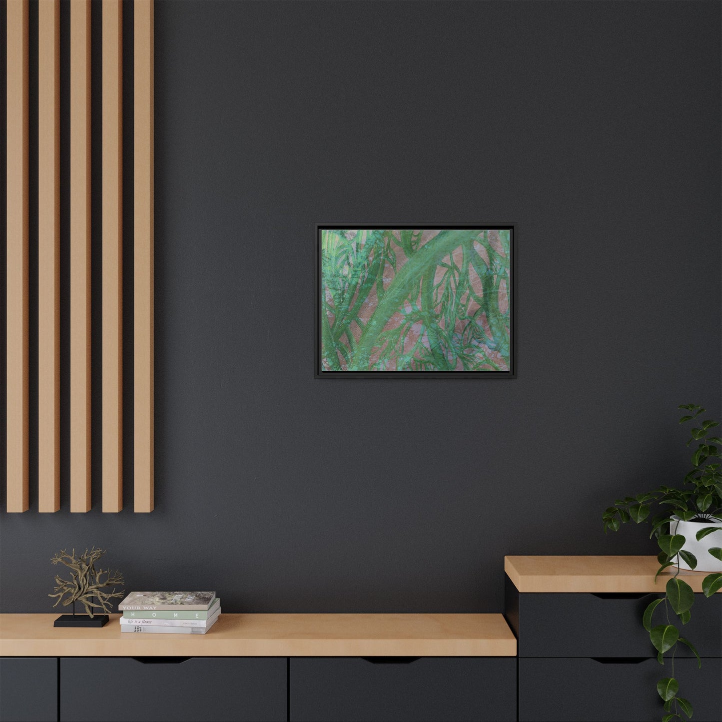 Inner Depths Framed Canvas Art