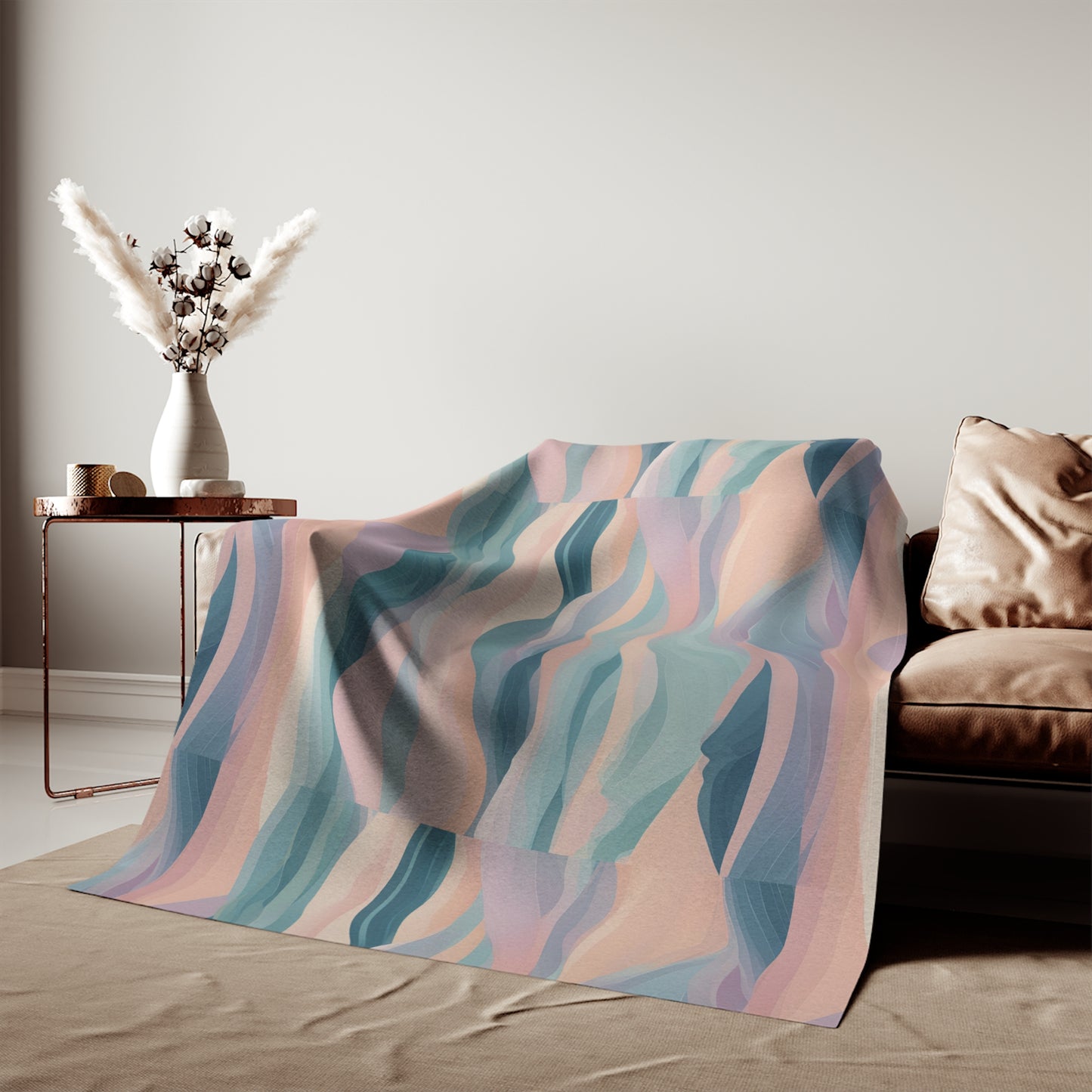 Serenity Wave Sweatshirt Blanket