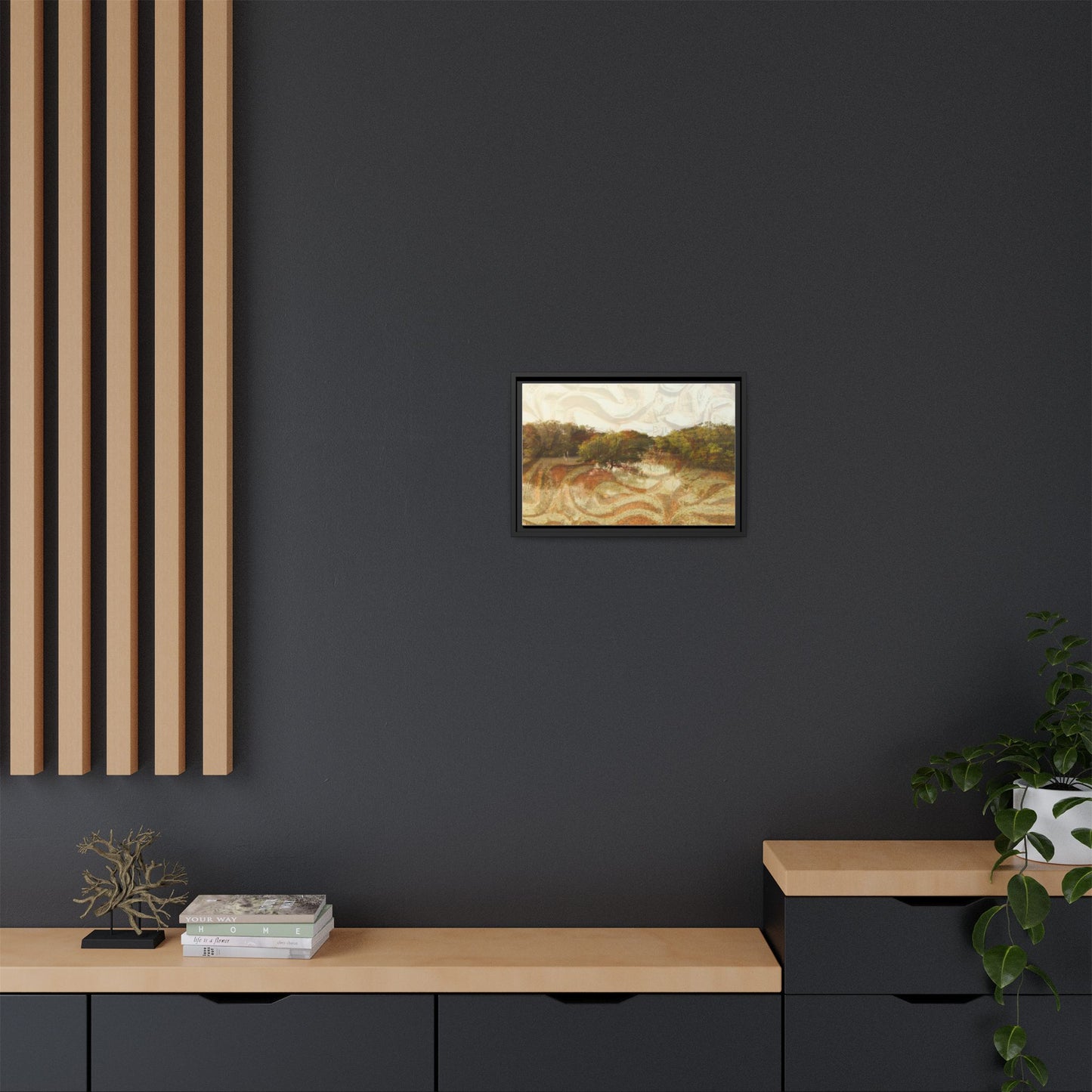 Serene Mangroves Framed Canvas Art