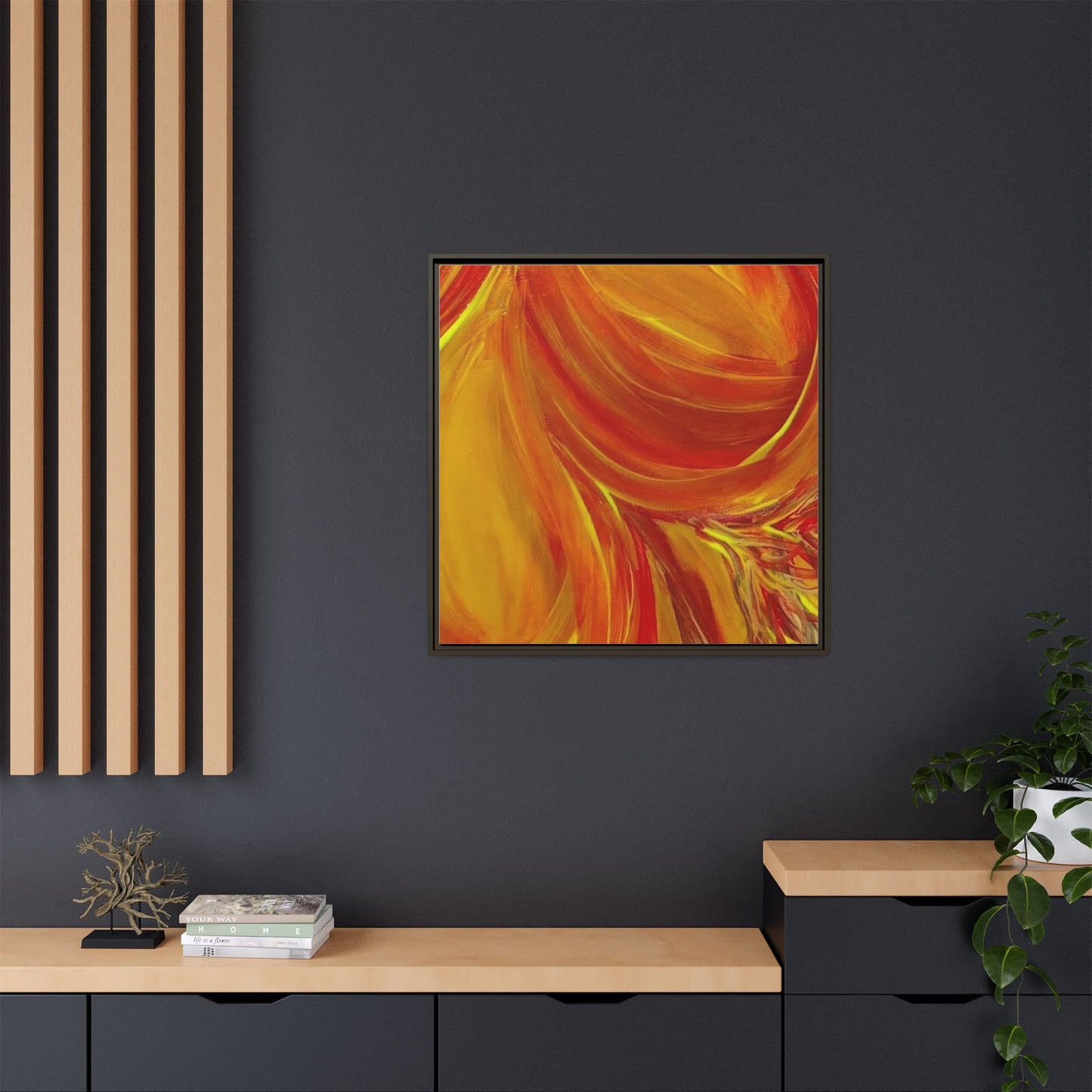'Autumn' Framed Canvas Art