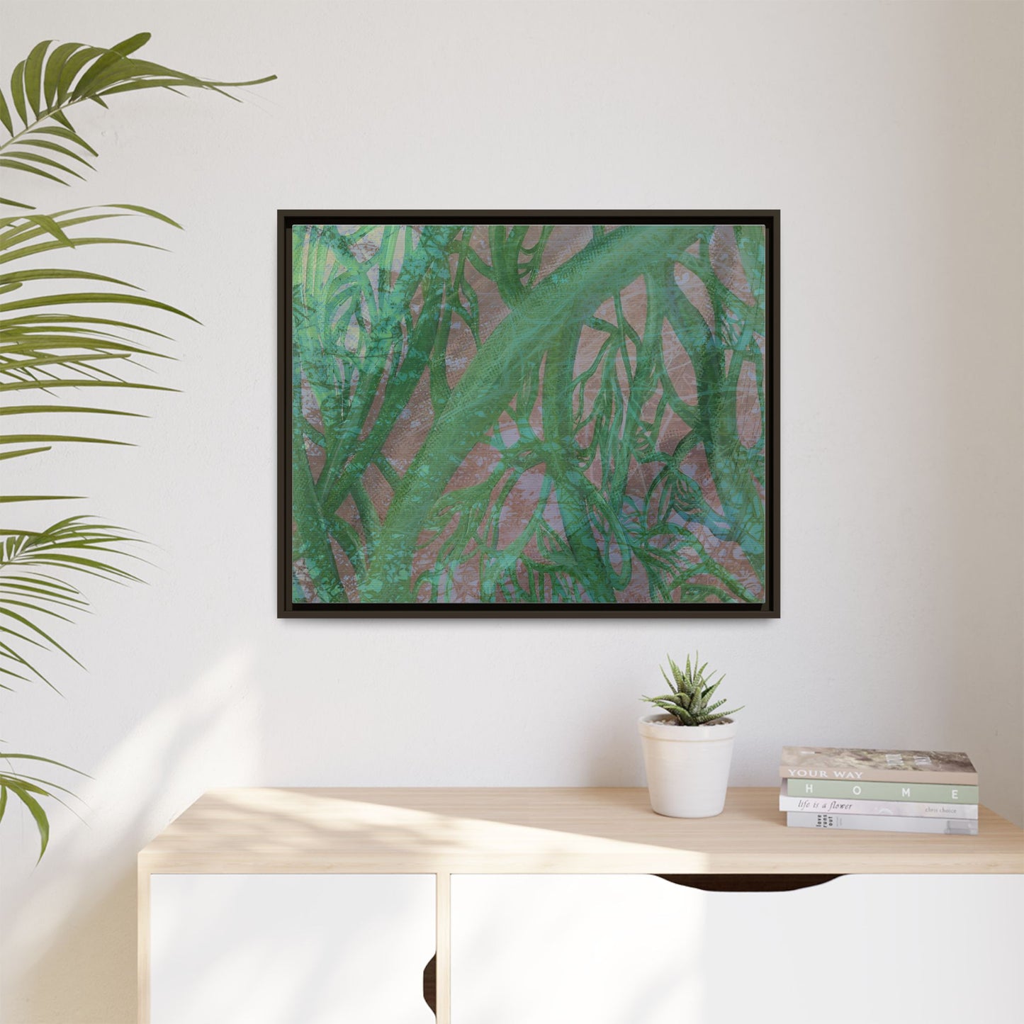 Inner Depths Framed Canvas Art