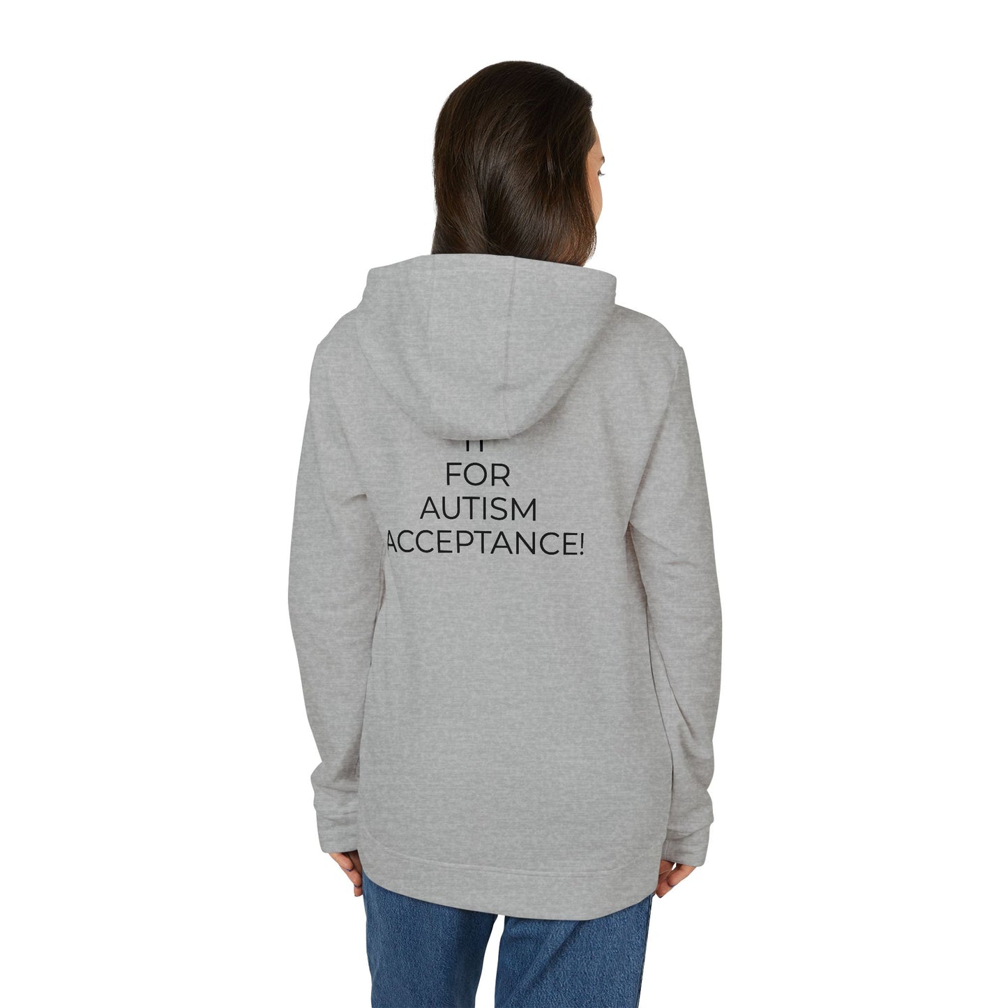 Adidas x Neurodivergent Synergy Unisex Fleece Hoodie - KICKIN’ IT FOR AUTISM ACCEPTANCE!