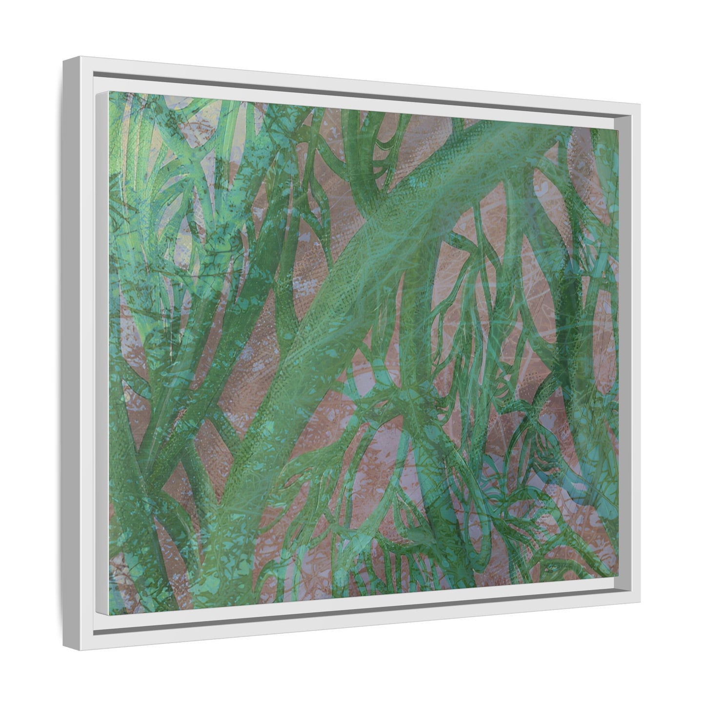 Inner Depths Framed Canvas Art