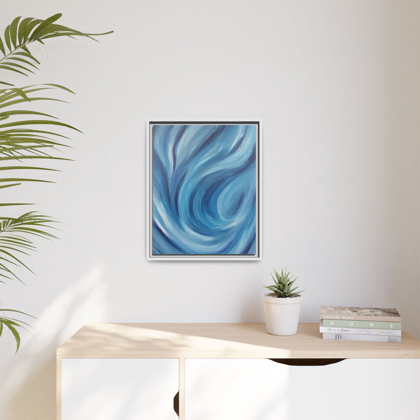 Intrinsic Reflection Framed Canvas Art