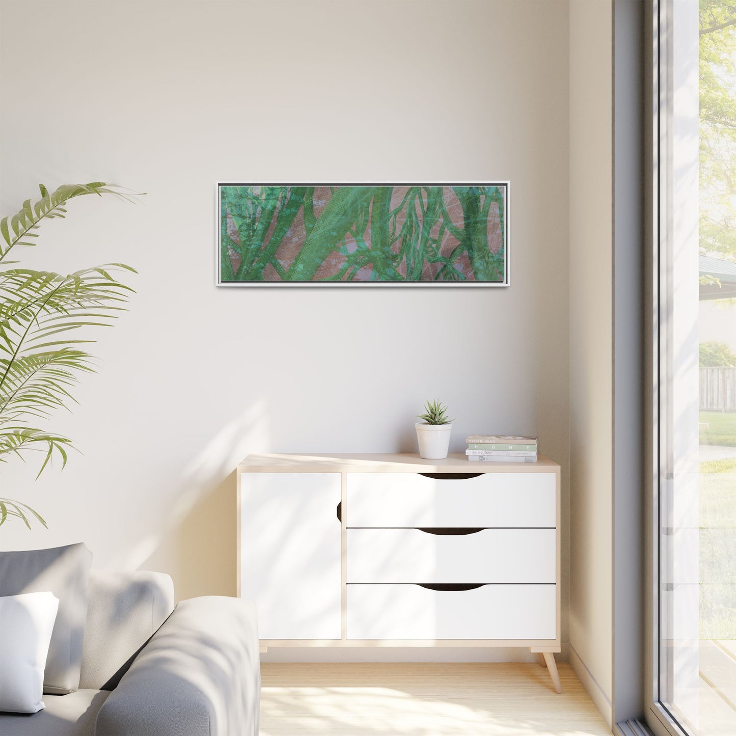 Inner Depths Framed Canvas Art