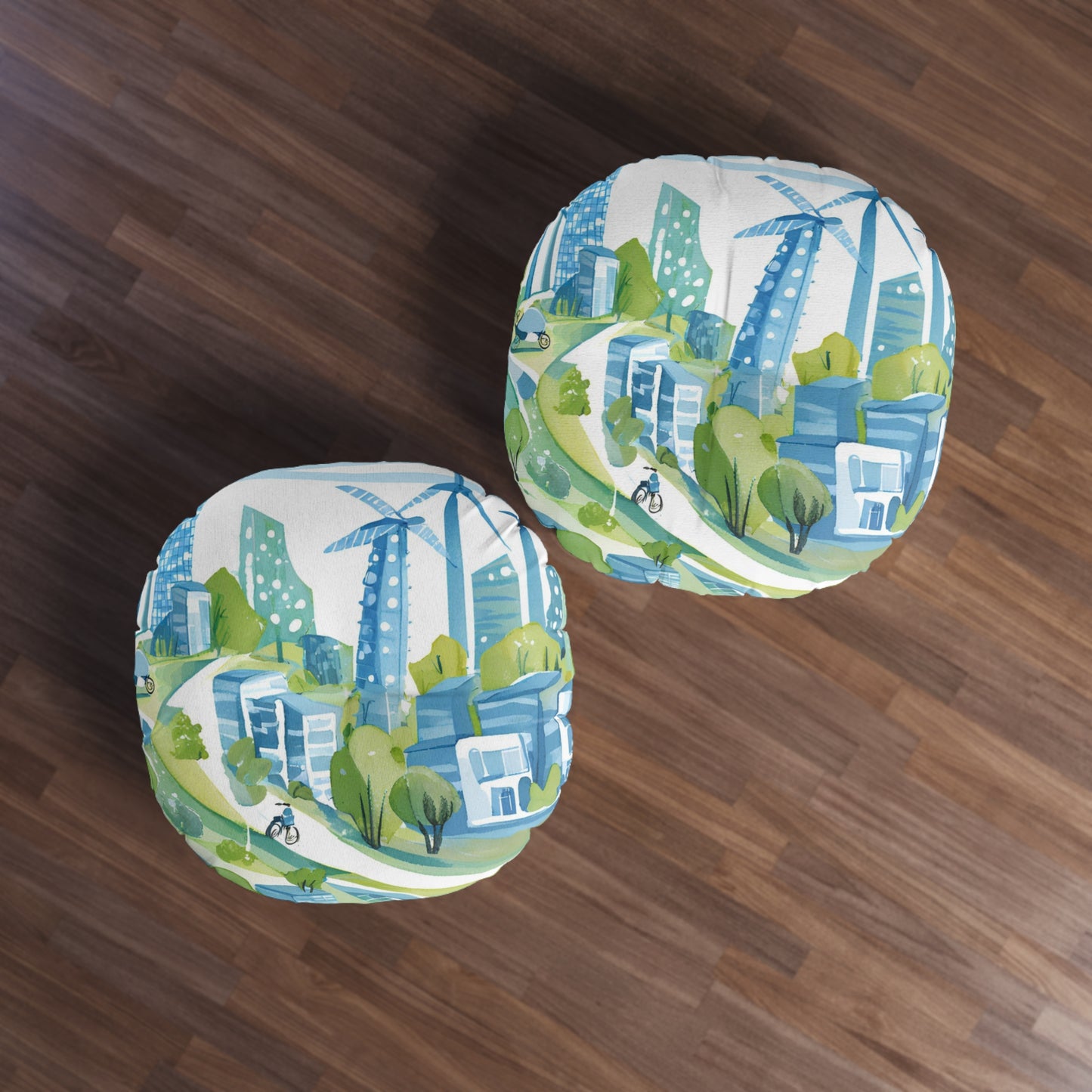 The City Tufted Floor Pillow