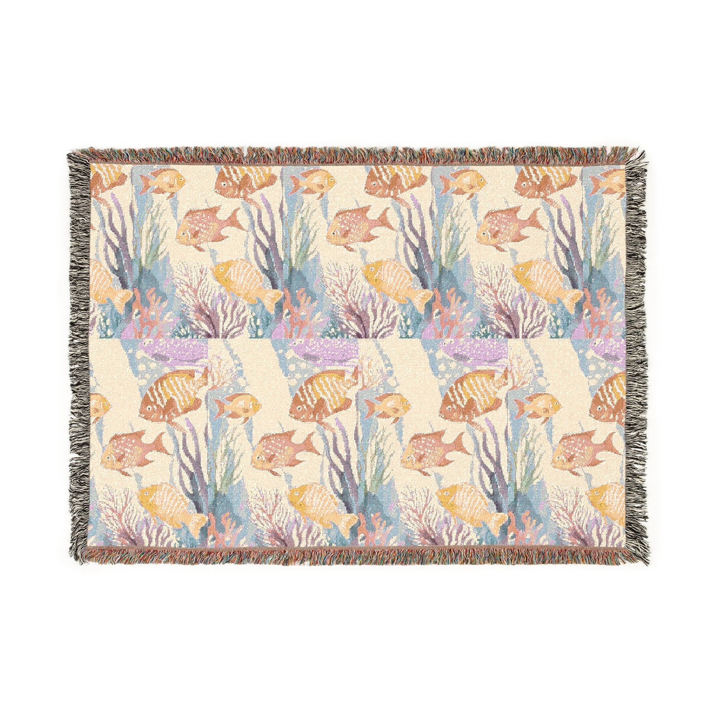 Coral Reef 100% Cotton Cozy Blanket