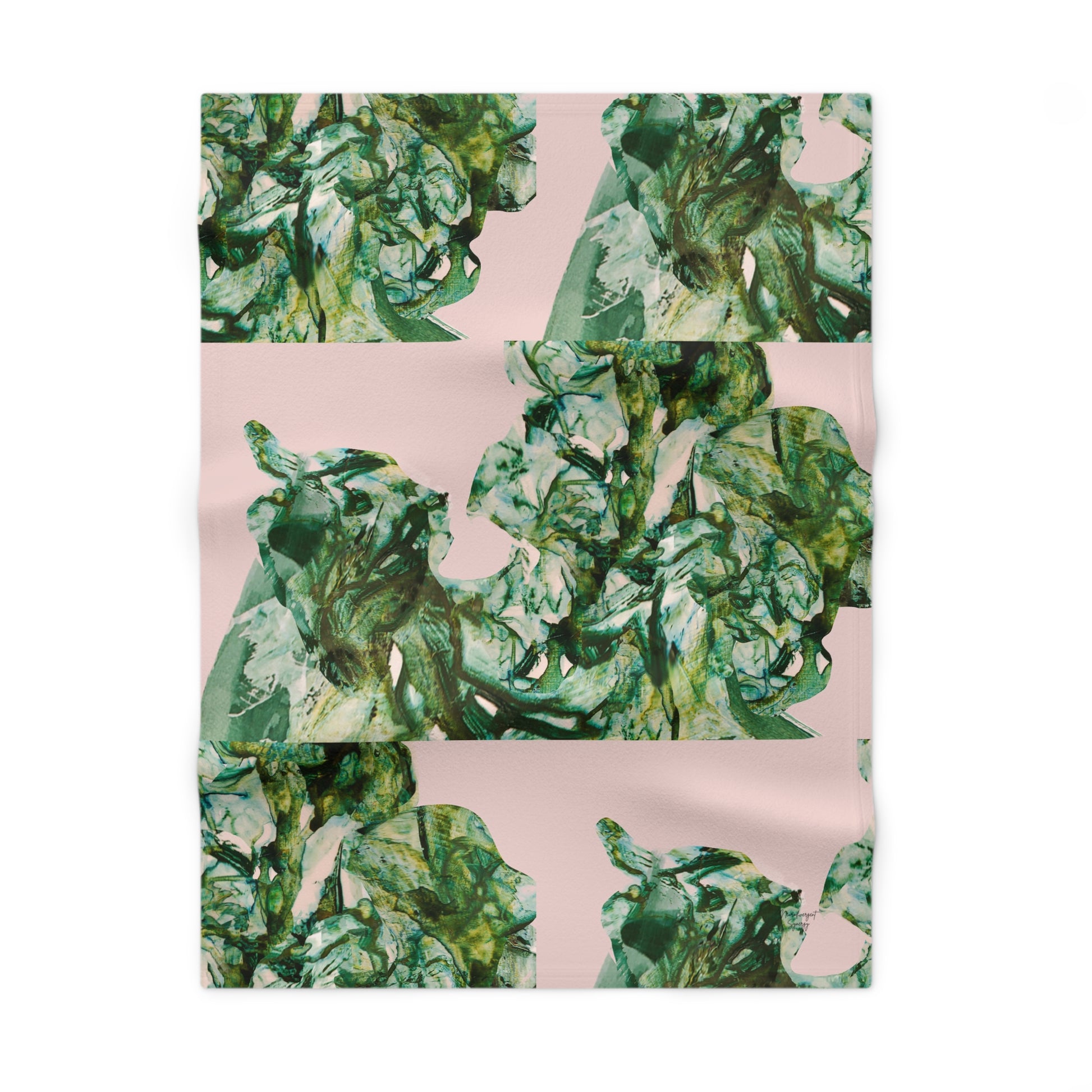 Vegetating by Lu Meng Soft Fleece Baby Blanket
