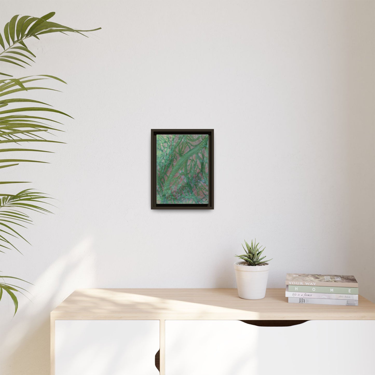 Inner Depths Framed Canvas Art