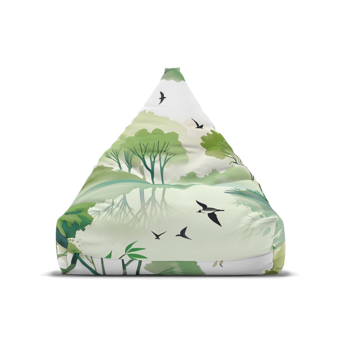 Tree Lake Bean Bag Chair Cover