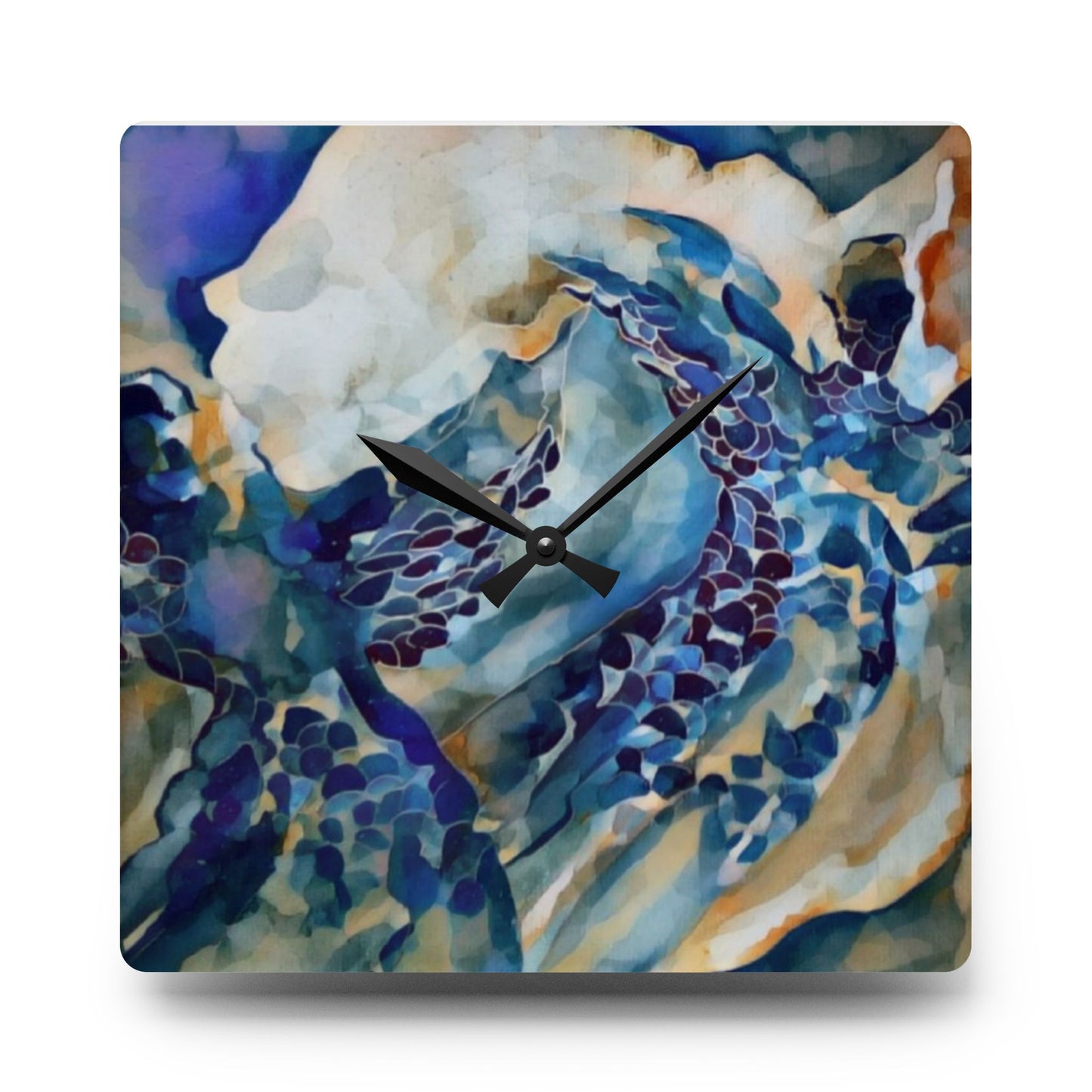 Liminal Light 1 by Helena Barbagelata Wall Clock