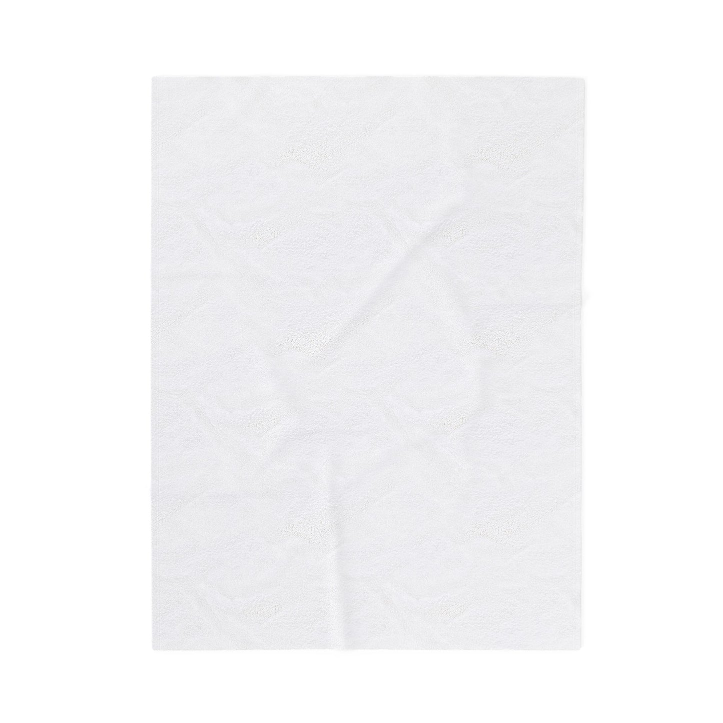 Rose Blue Velveteen Plush Blanket
