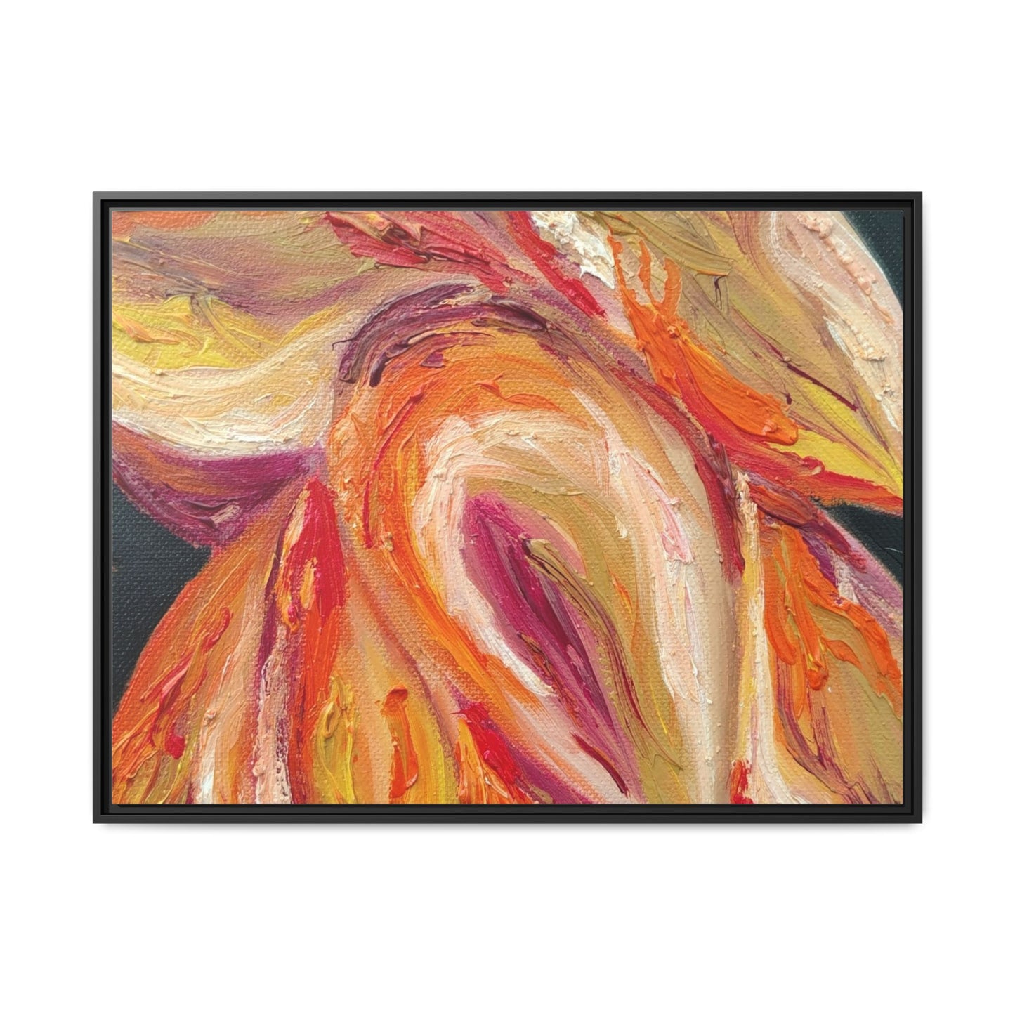 Dramatic Awakening Framed Canvas Art