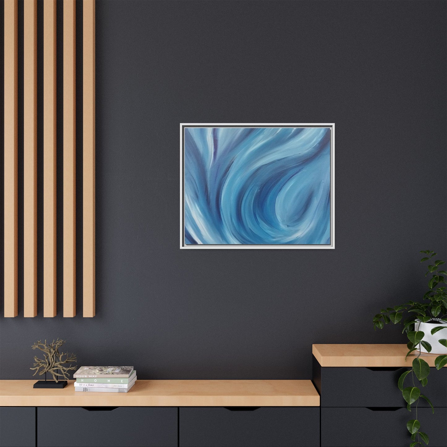 Intrinsic Reflection Framed Canvas Art