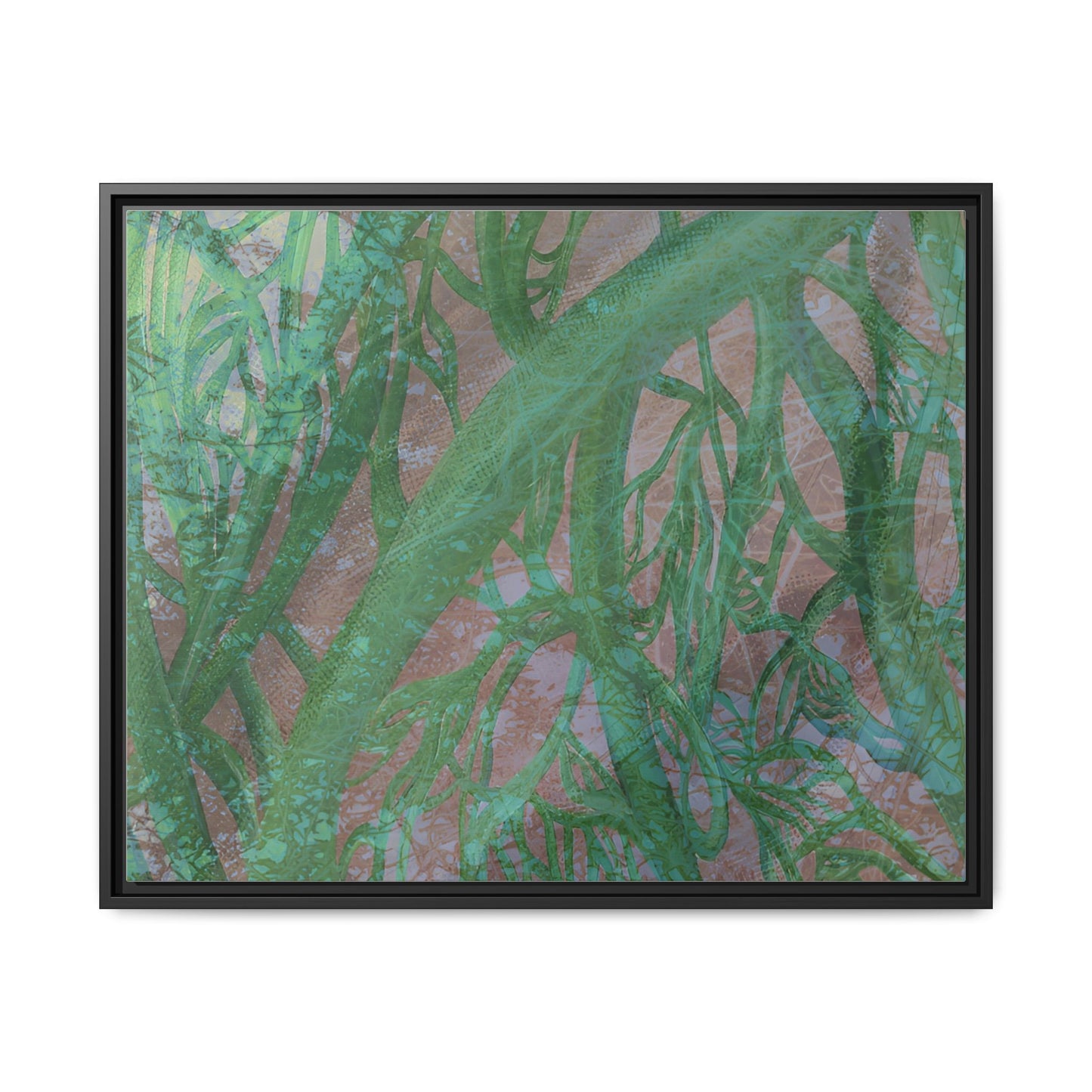 Inner Depths Framed Canvas Art