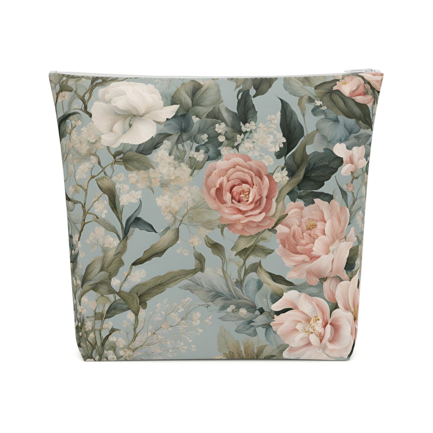 Floral Cotton Cosmetic Bag