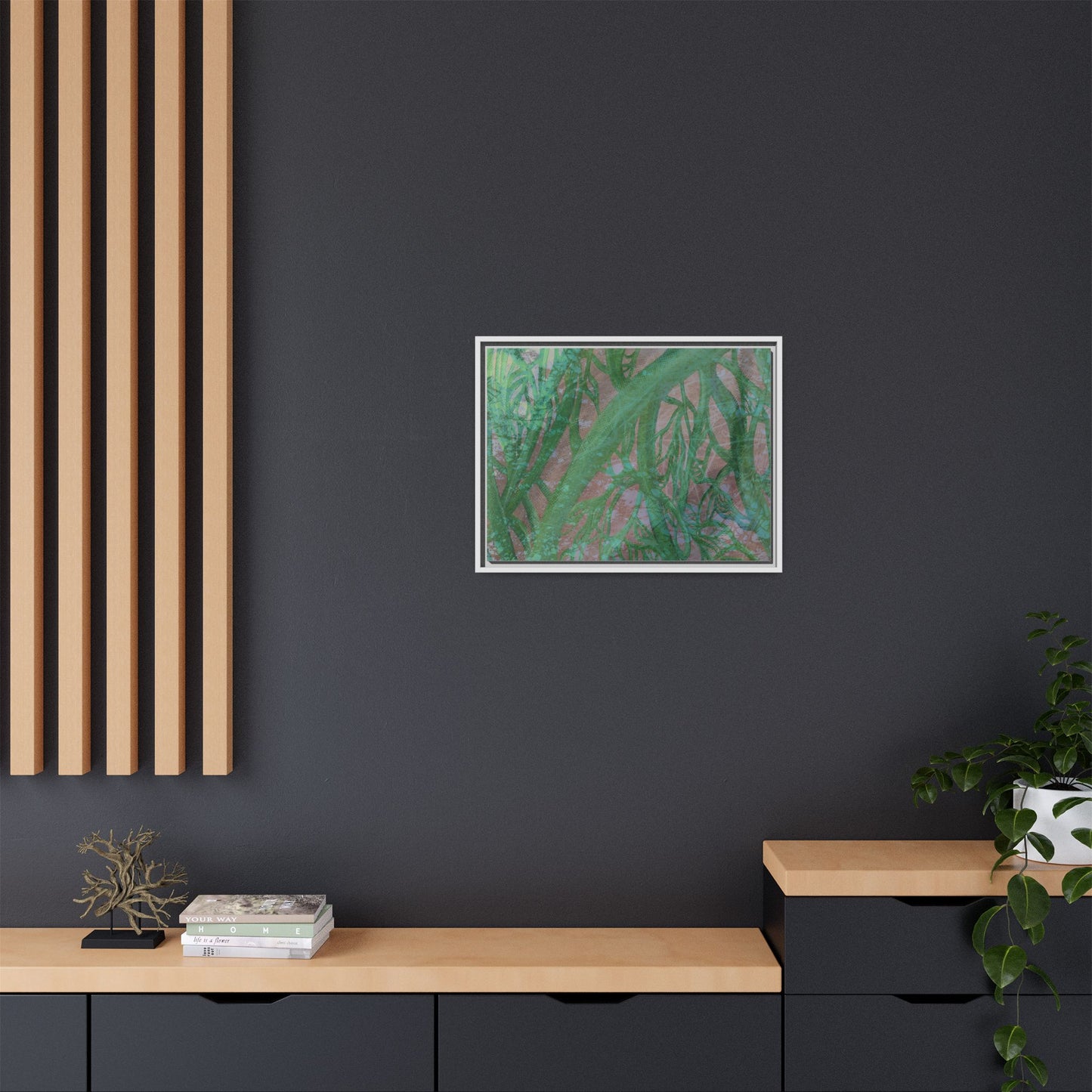 Inner Depths Framed Canvas Art