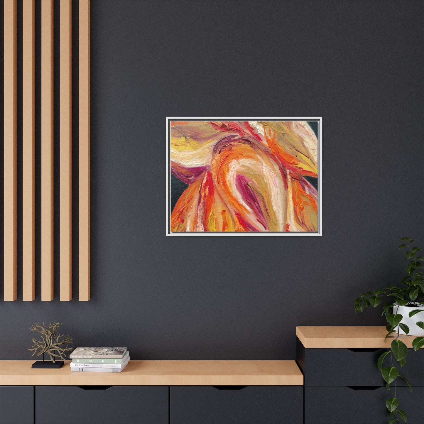Dramatic Awakening Framed Canvas Art