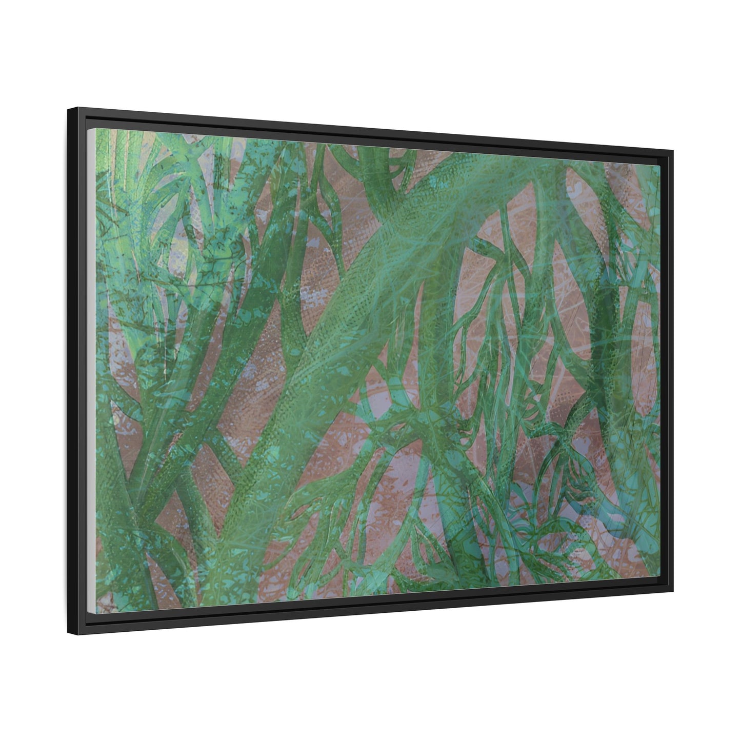 Inner Depths Framed Canvas Art