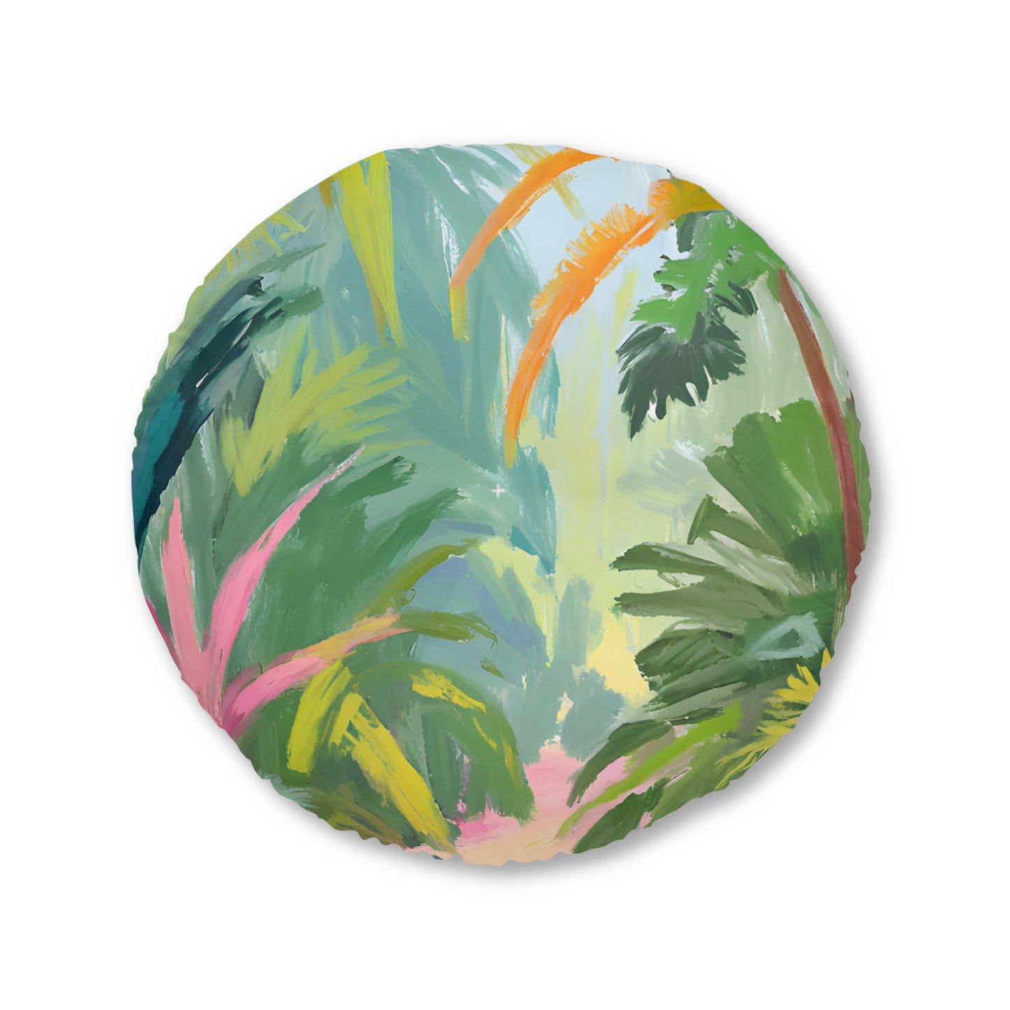 Into The Woods Tufted Floor Pillow