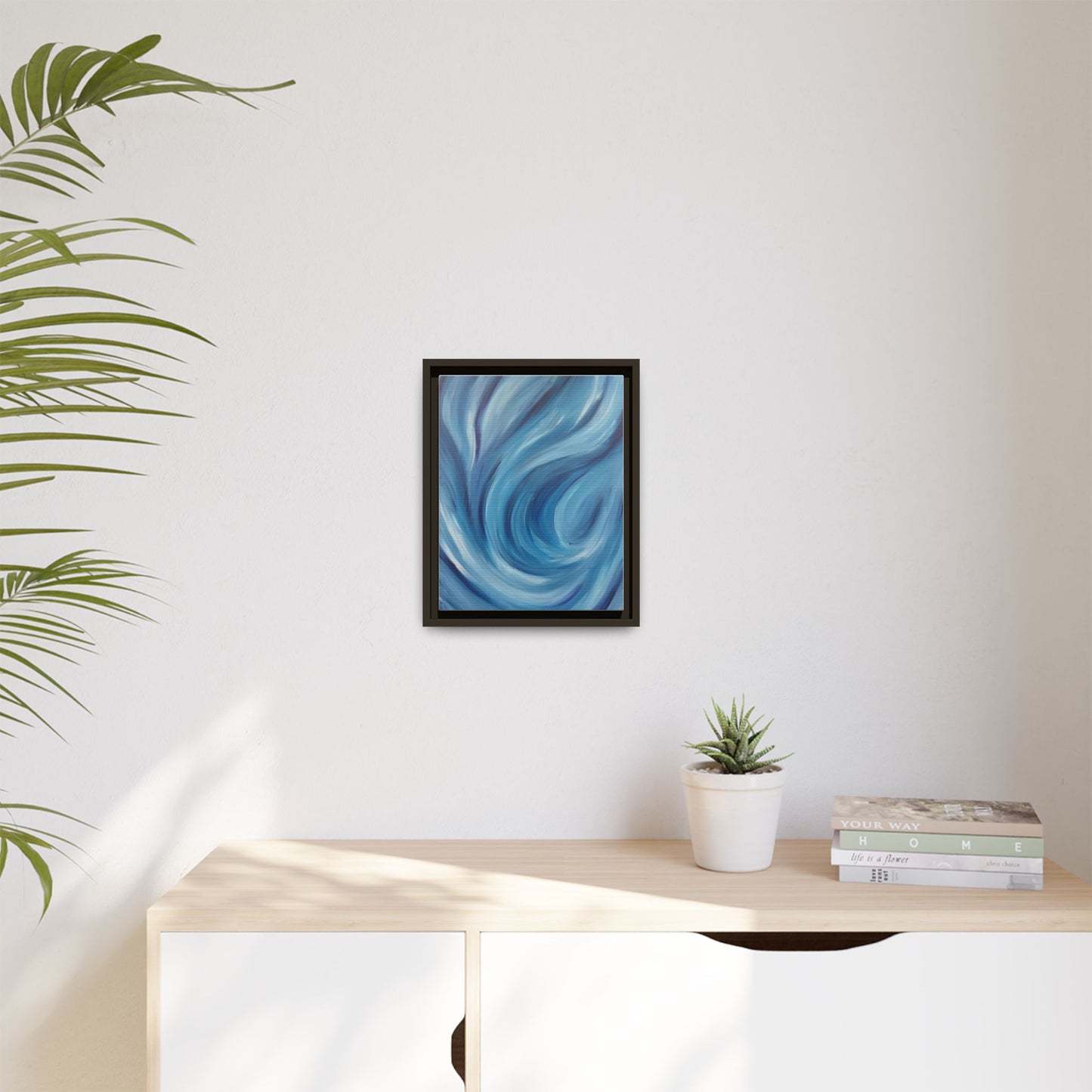 Intrinsic Reflection Framed Canvas Art