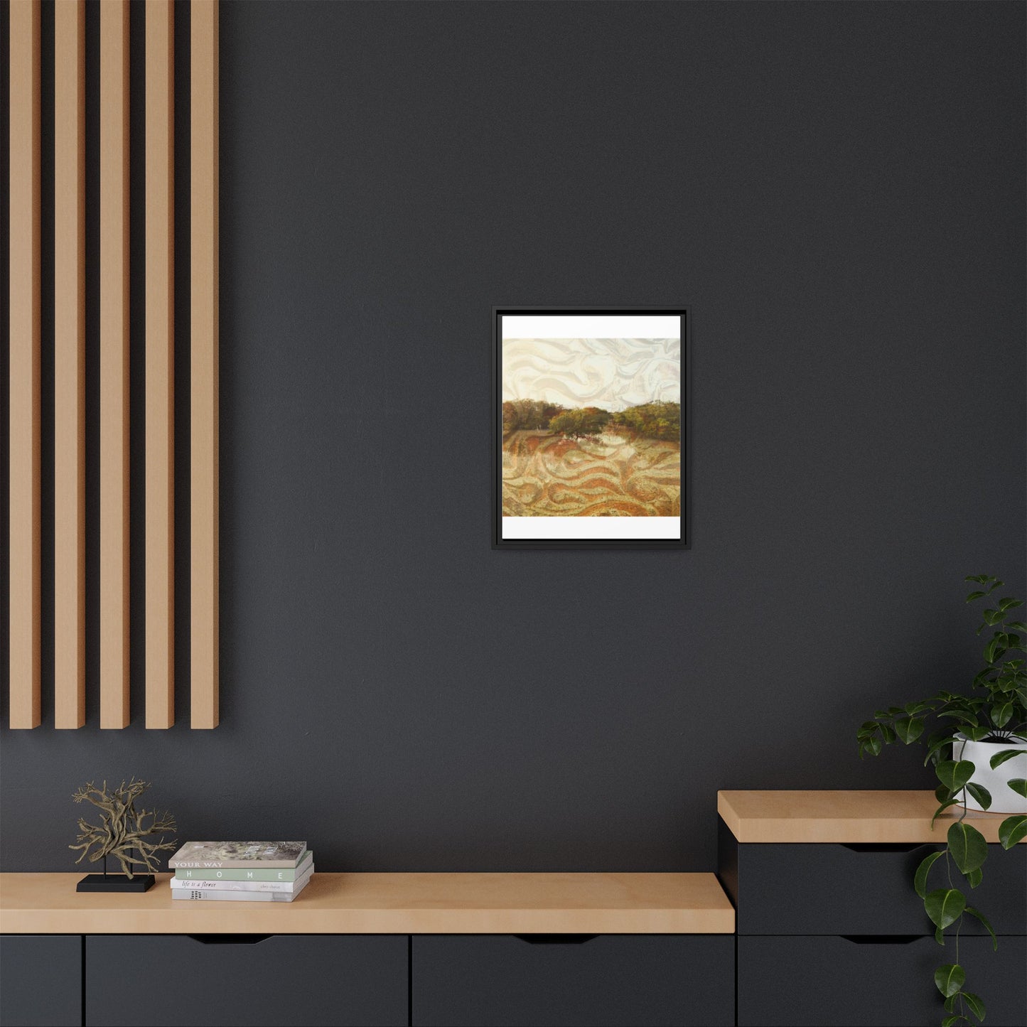 Serene Mangroves Framed Canvas Art