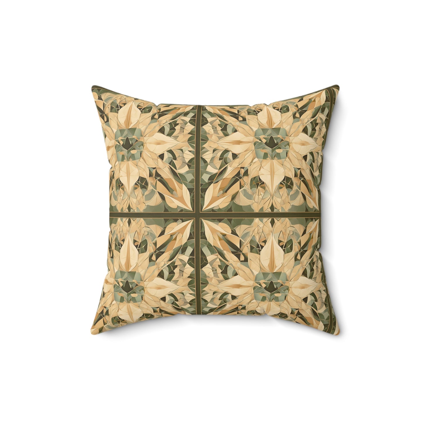 Eclectic Faux Suede Square Pillow
