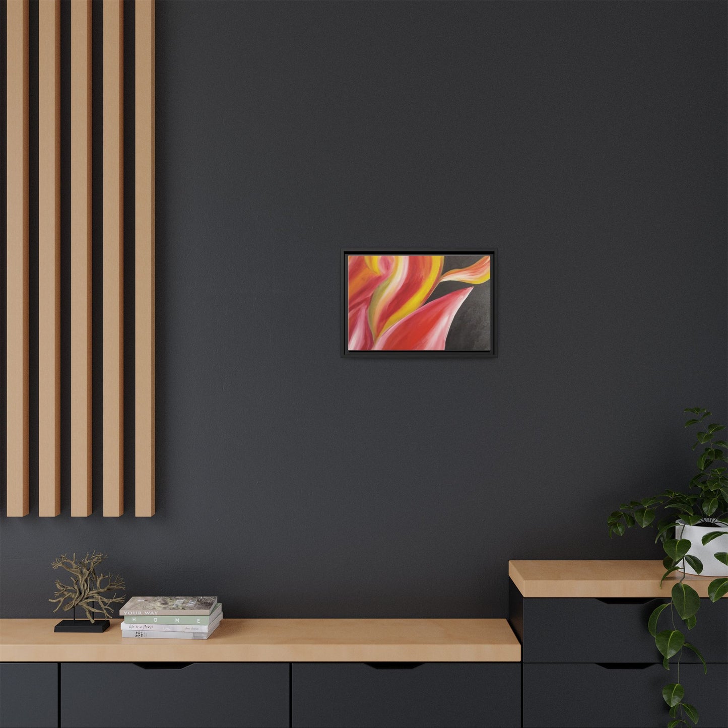 'A Autistic Phoenix' Framed Canvas Art