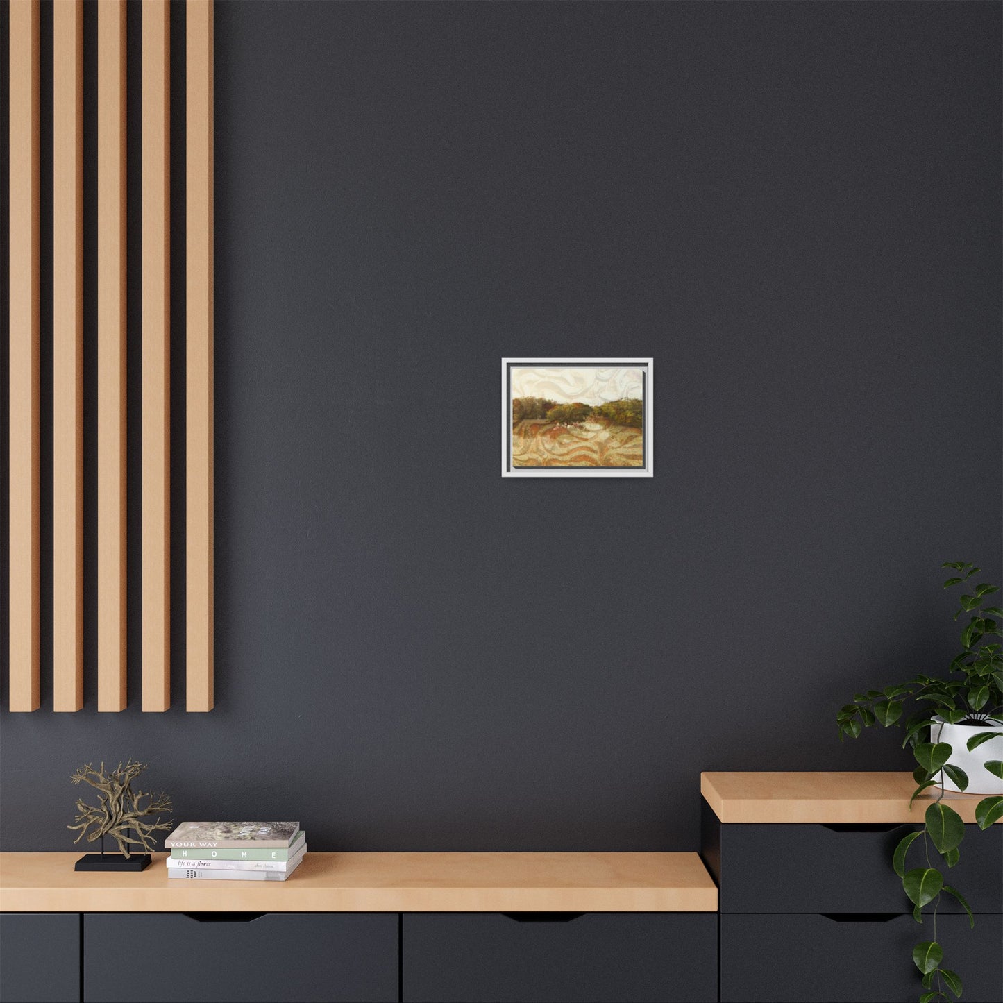 Serene Mangroves Framed Canvas Art