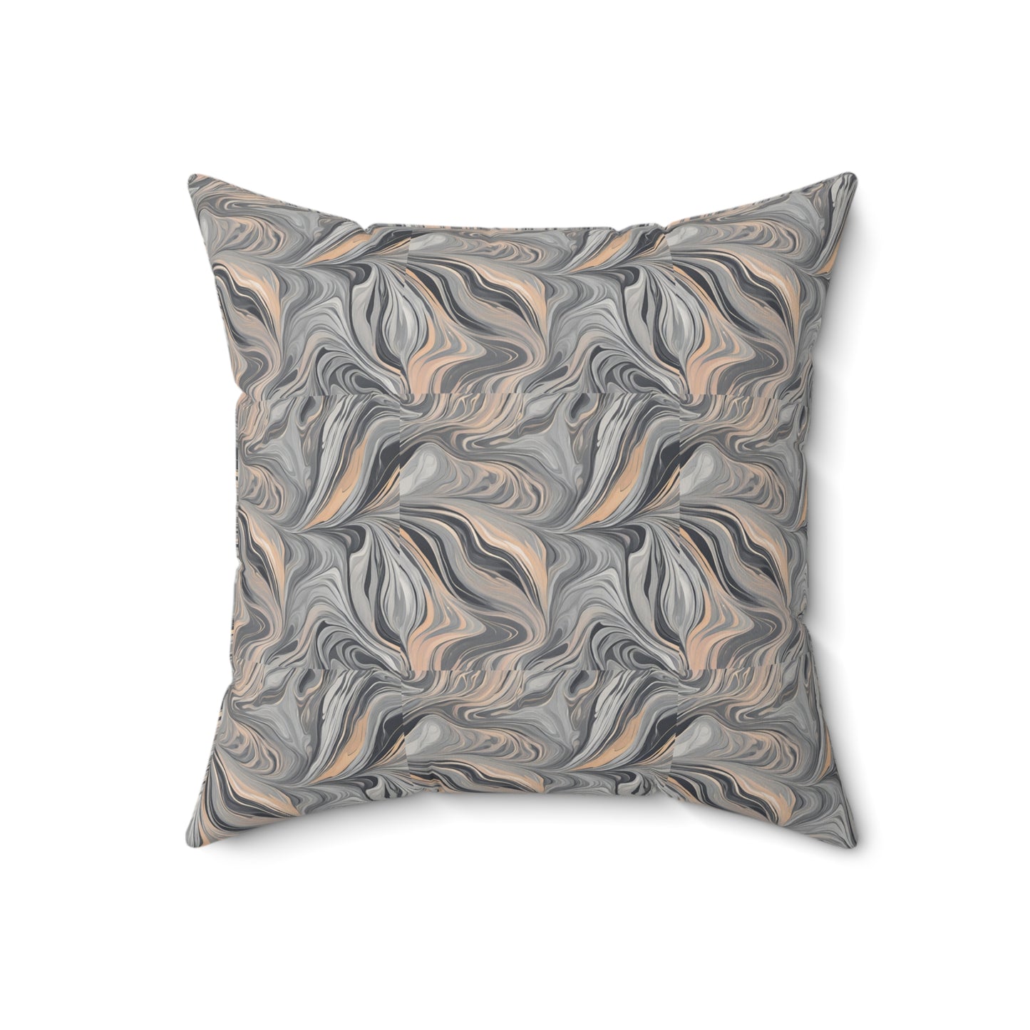 Stonescape Faux Suede Square Pillow