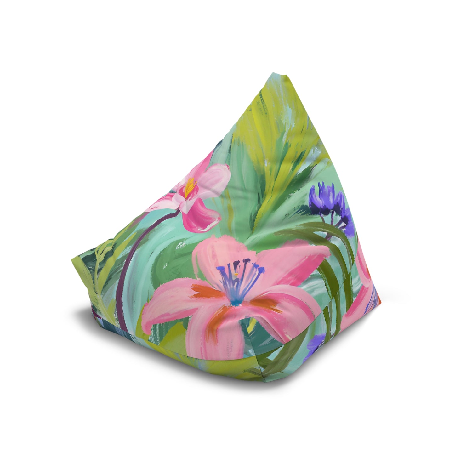 Flowers Bean Bag Chair Cover
