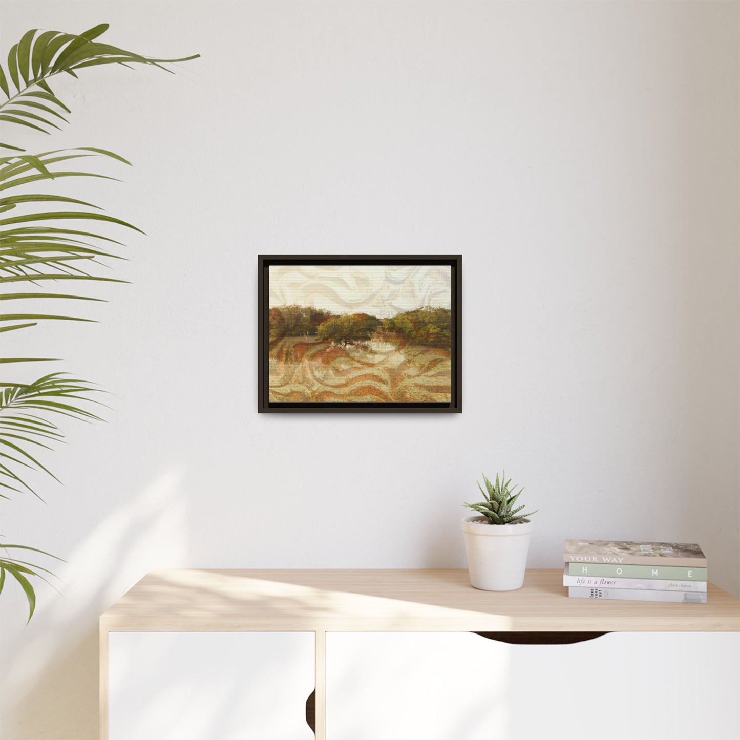 Serene Mangroves Framed Canvas Art