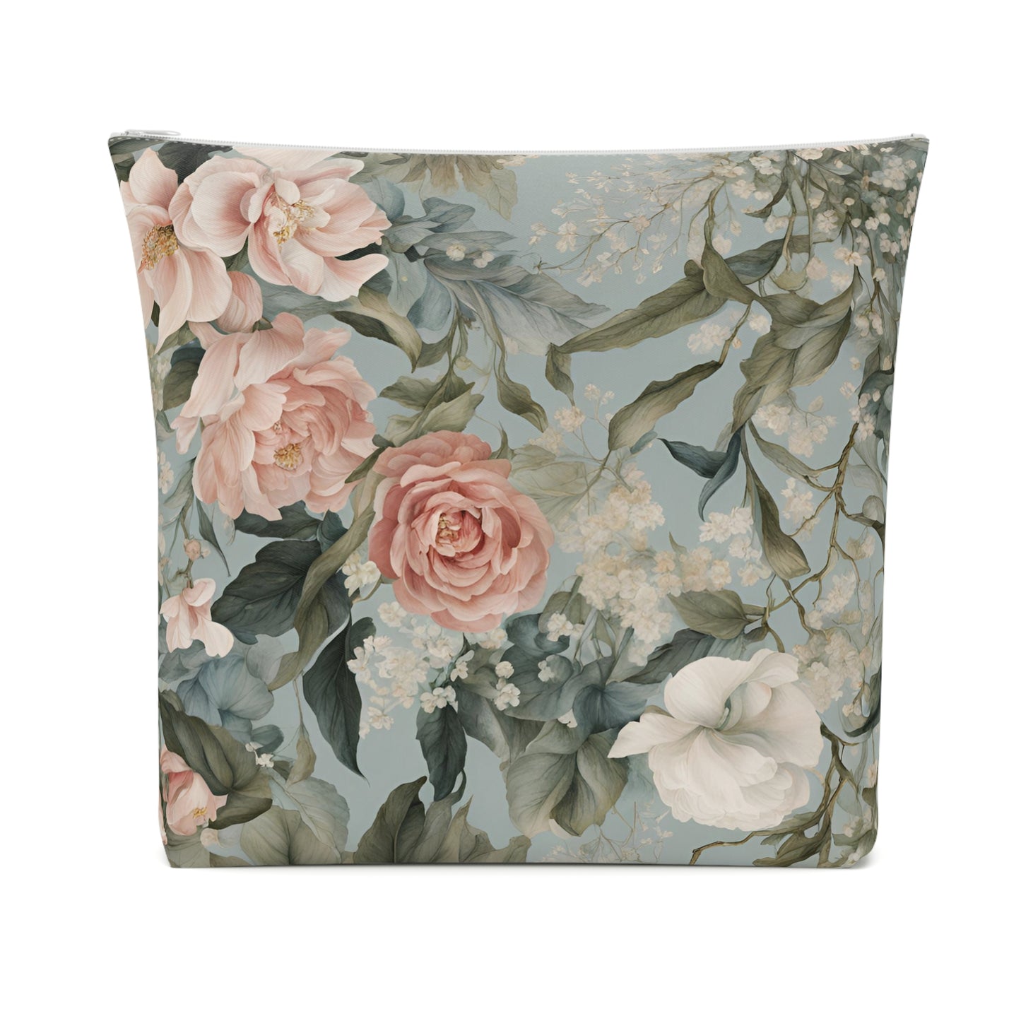 Floral Cotton Cosmetic Bag