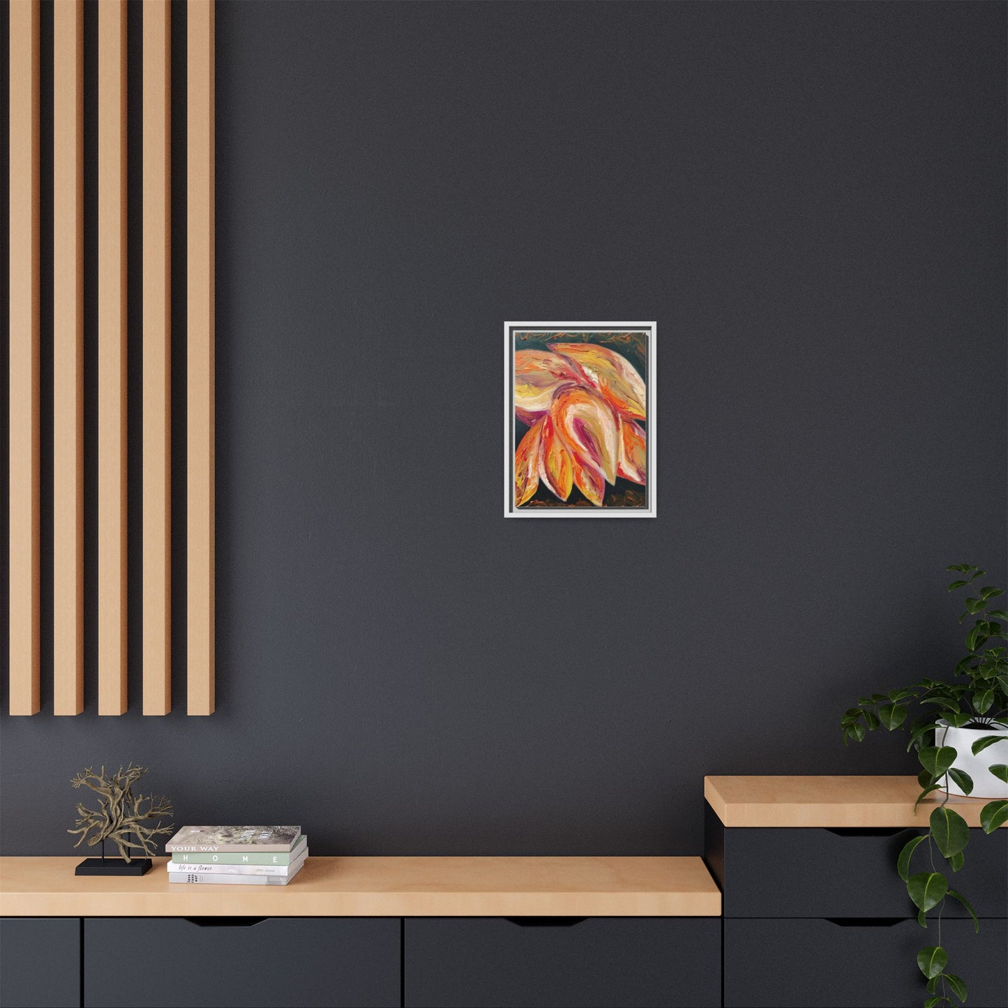 Dramatic Awakening Framed Canvas Art