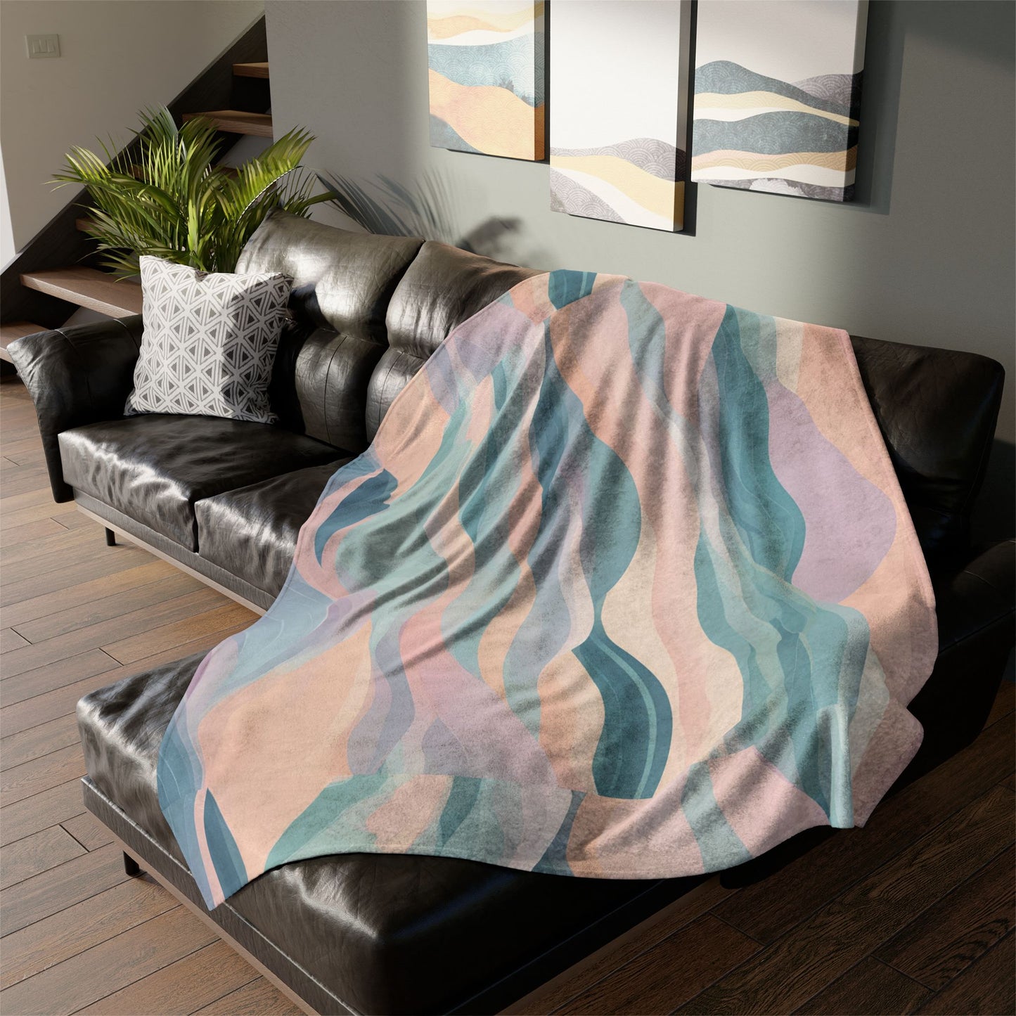 Serenity Wave Soft Polyester Blanket