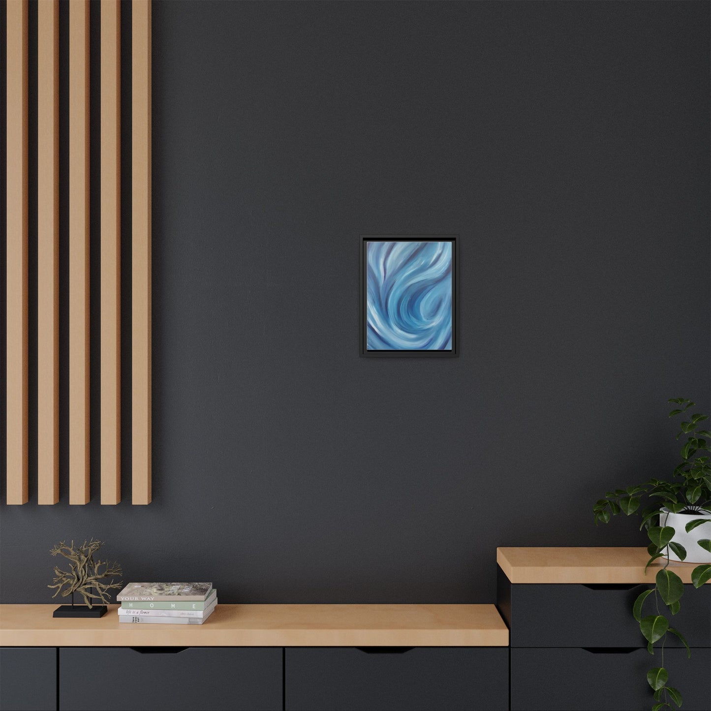 Intrinsic Reflection Framed Canvas Art