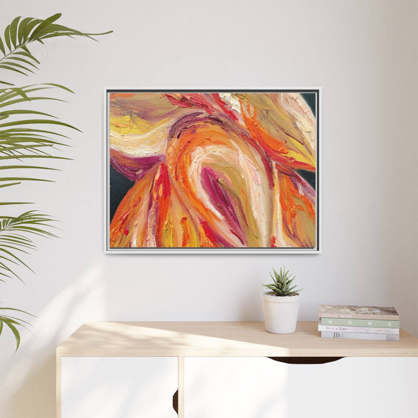 Dramatic Awakening Framed Canvas Art