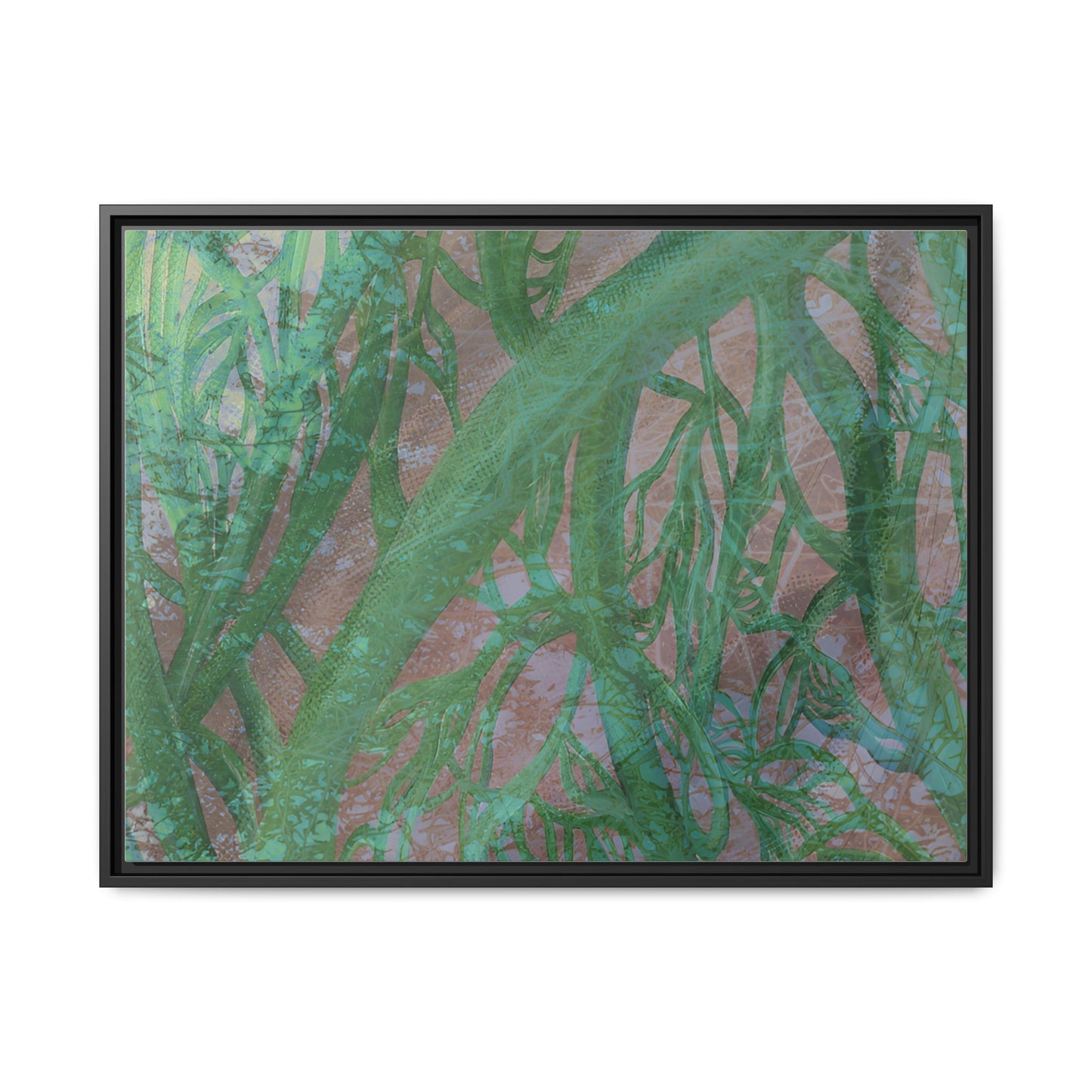 Inner Depths Framed Canvas Art