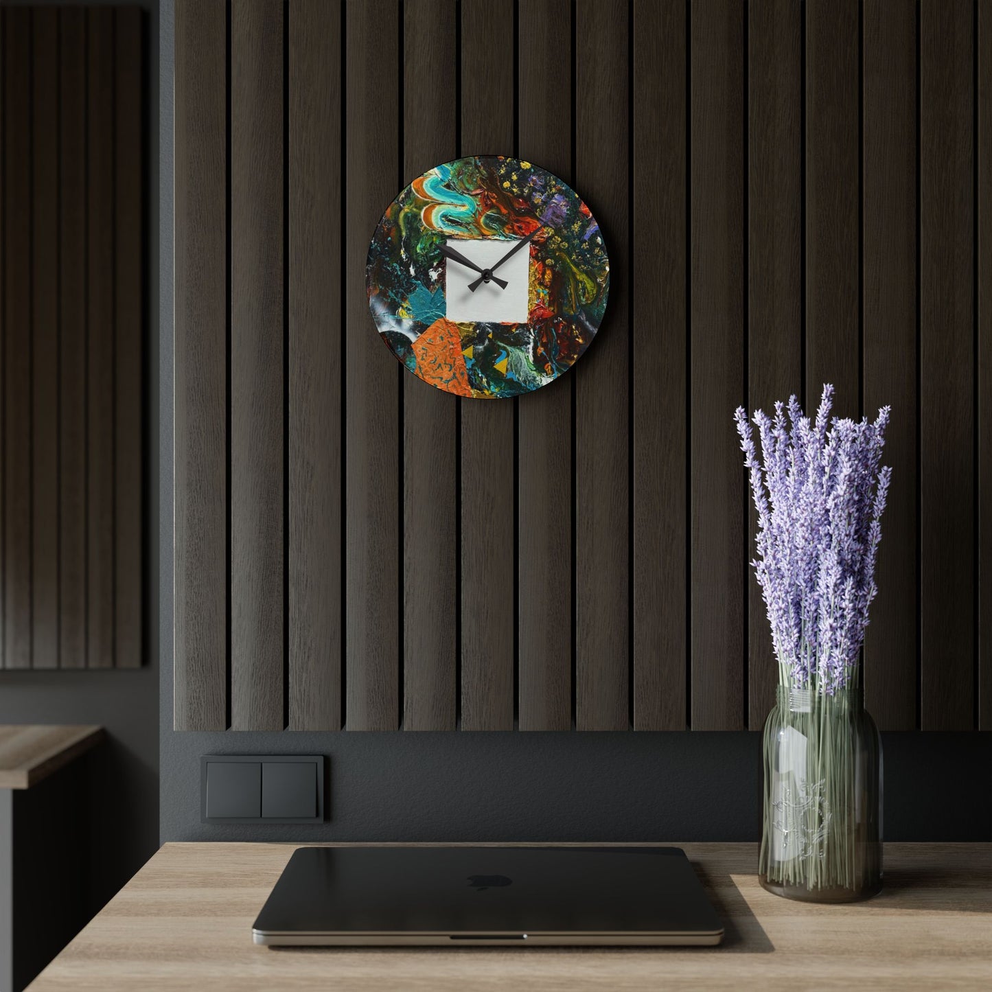 Headspace by James Sherwood Wall Clock