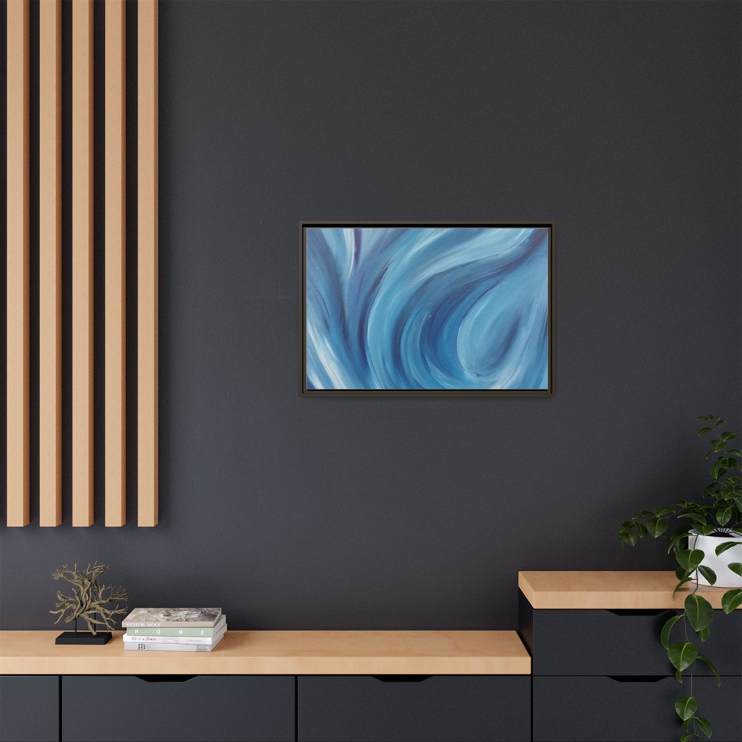 Intrinsic Reflection Framed Canvas Art