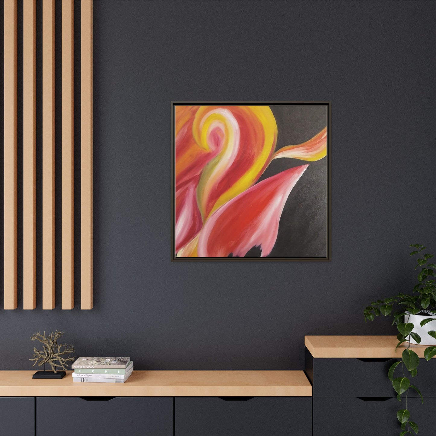 'A Autistic Phoenix' Framed Canvas Art